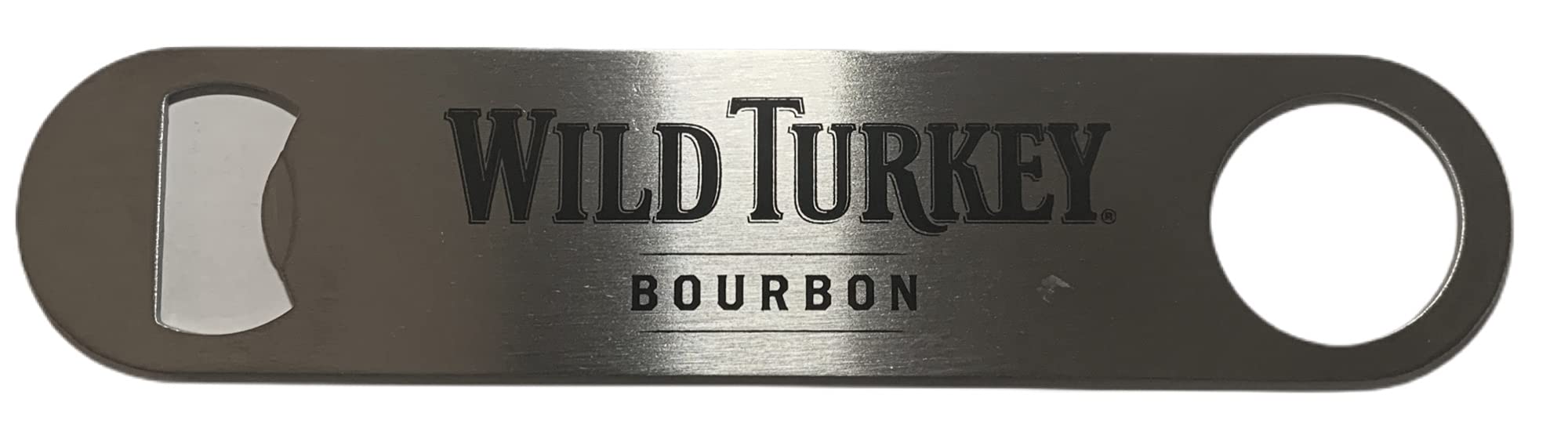 Wild Turkey Bourbon Metal Bartender Bottle Opener Speed Wrench - 7 Inch Long Bar Tool for Opening Bottles, Perfect for Home Bars, Parties, and Outdoor Gatherings