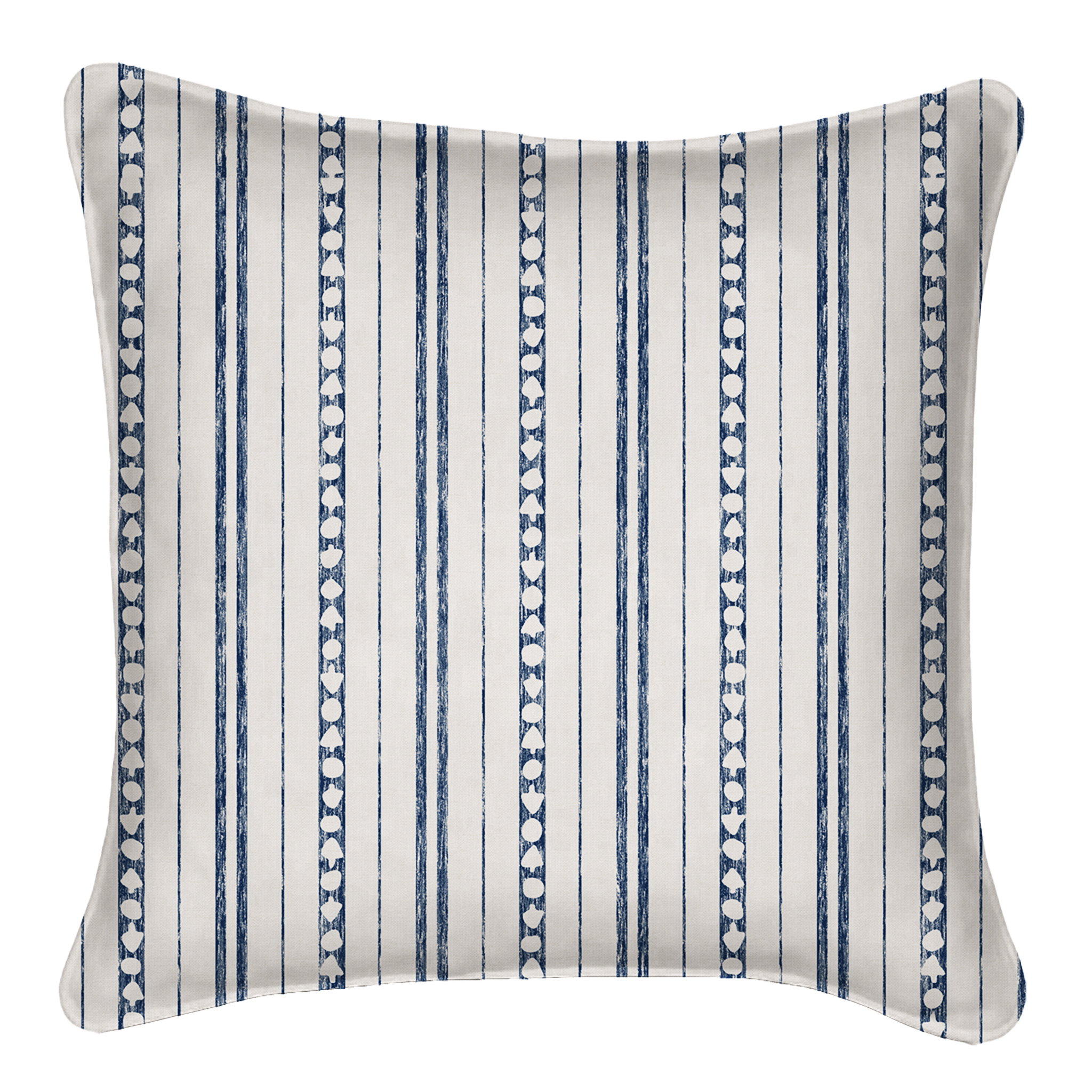 Charleston Arno Oyster Pillow Cover - Decorative Throw Pillow Case for Sofa, Bed & Home Decor - 18x18 Inches
