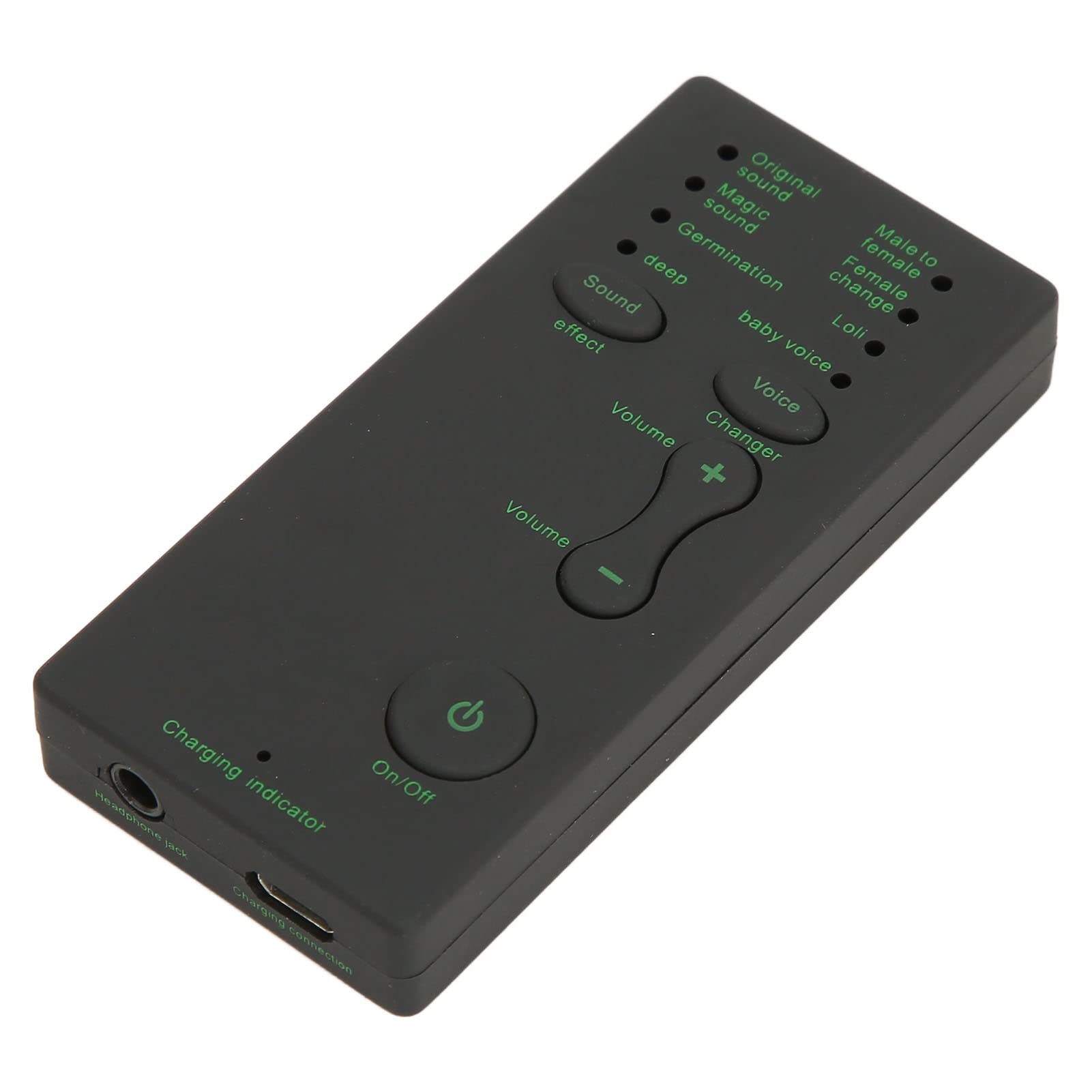 Portable Voice Changer for Phone & Computer - Mini 7-Sound Effects Handheld Voice Disguiser with Microphone | Compatible with Smartphones, Tablets & PCs | Perfect for Prank Calls, Gaming & Online Meetings