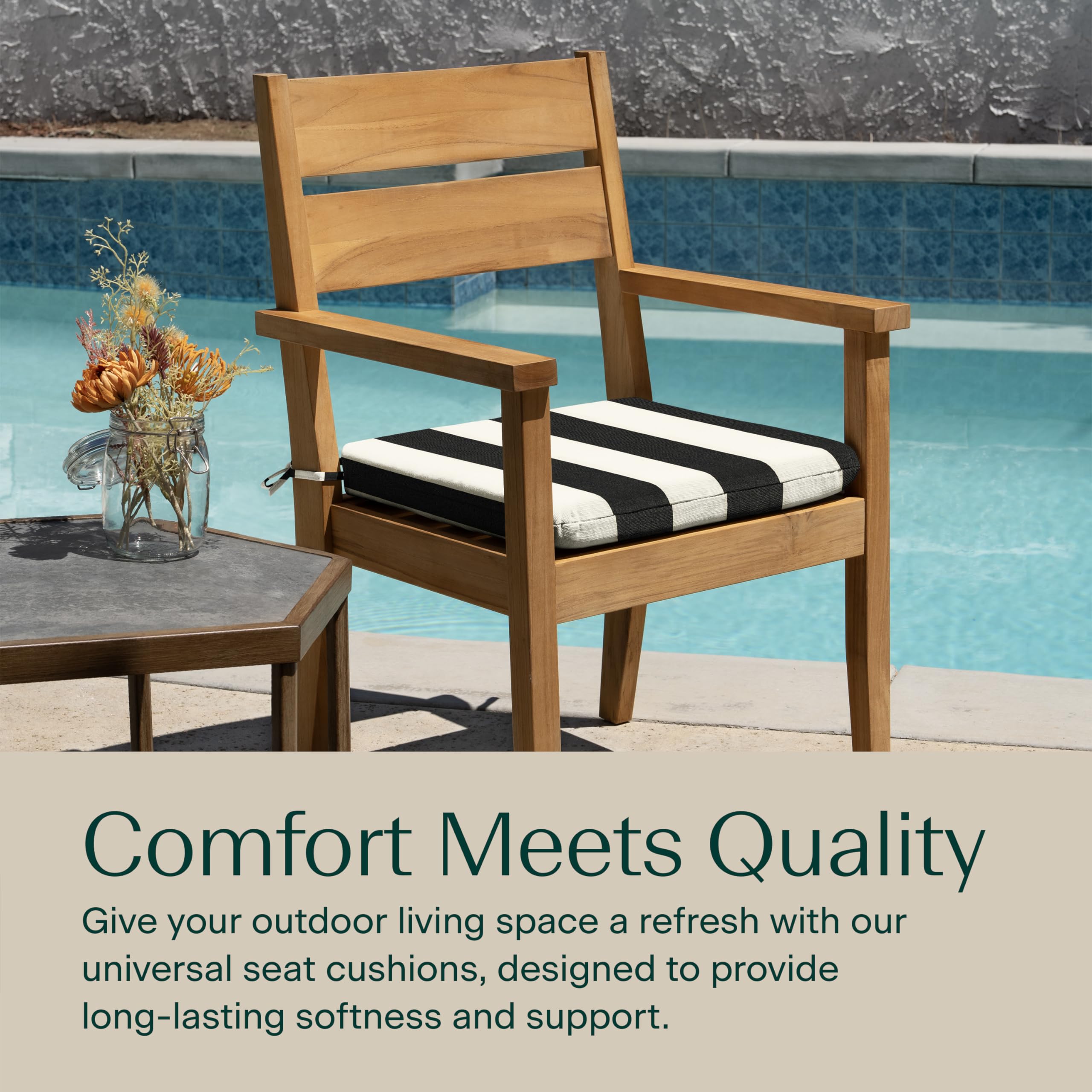 Premium Honeycomb Outdoor Universal Seat Cushion Set - 18