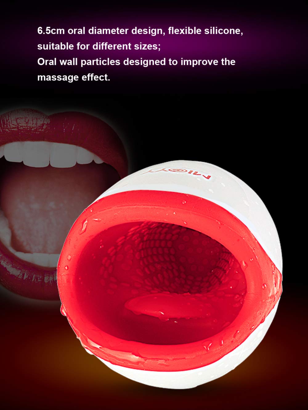 Premium Automatic Electric Male Sucker - Intelligent Heat, Lick, Knead & Deep Throat Oral Cup - Sexy Pink Adult Toy for Solo Pleasure & Couples Play - Enhance Intimacy & Sensual Exploration