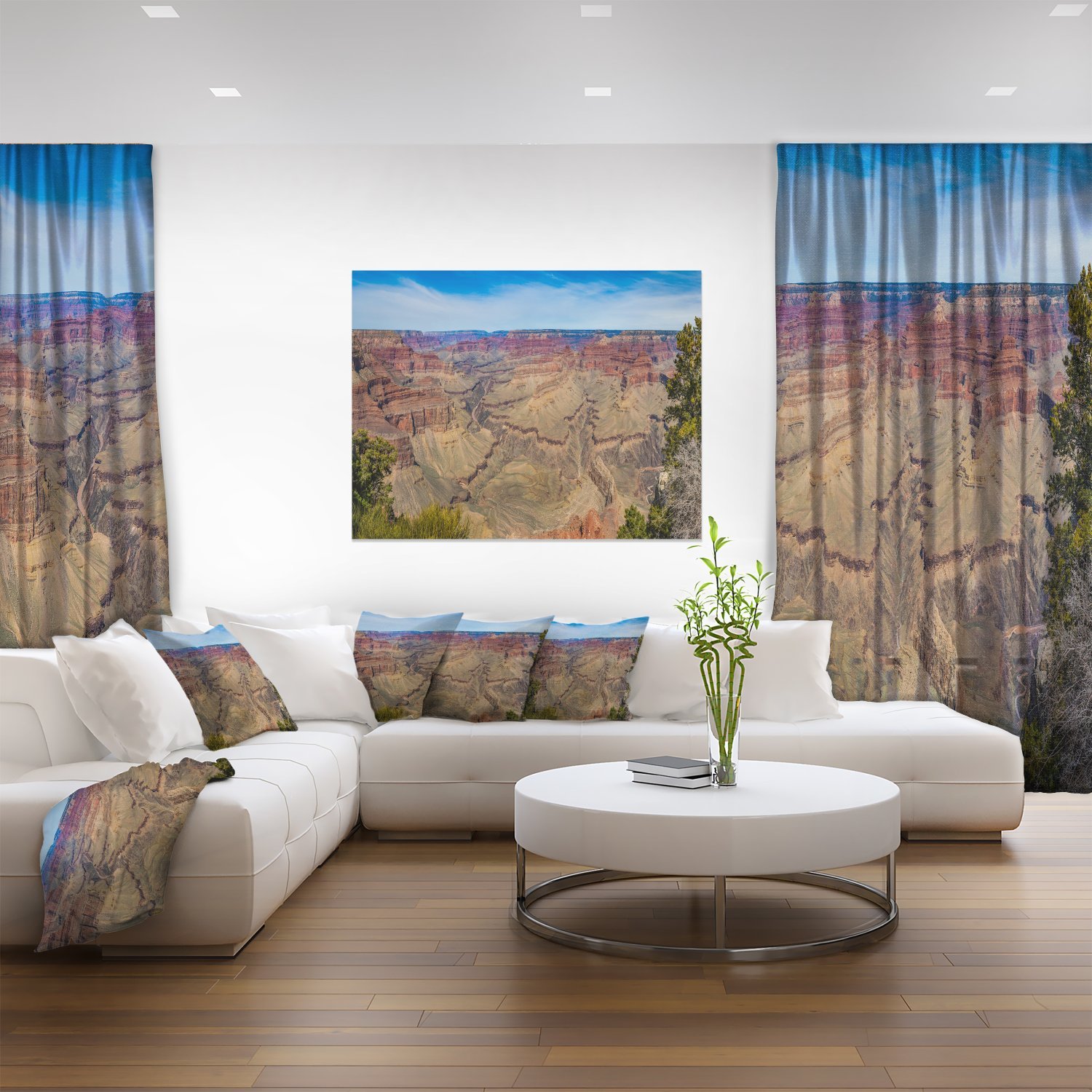 Grand Canyon National Park Canvas Wall Art - Stunning Landscape Painting for Home & Office Decor | Perfect for Living Room, Bedroom, or Office Wall Decor