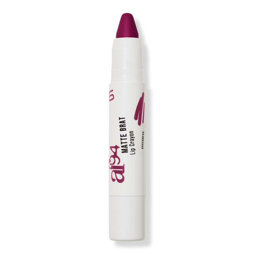 Matte Brat Long Lasting Lip Crayon - Governess Shade | Smudge-Proof & Hydrating Matte Lipstick for All-Day Wear | Perfect for Work, Date Night & Special Occasions