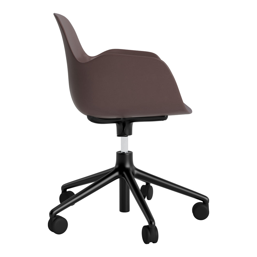 Ergonomic Form Armchair with 5W Swivel Base & Gas Lift Mechanism - Perfect for Home Office, Gaming, and Relaxation