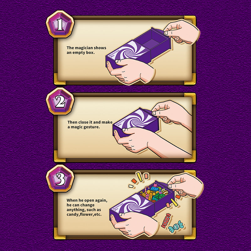 Magic Trick Box Set - 50 Easy Illusions & Close-Up Magic Tricks for Beginners - Perfect for Parties, Family Fun & Learning Magic at Home