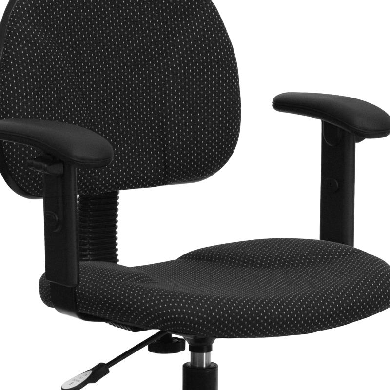 FLASH Patterned Fabric Drafting Chair BT 659 - Adjustable Height Office Chair for Artists, Architects & Designers - Ergonomic Stool for Drafting Table, Studio & Workspace