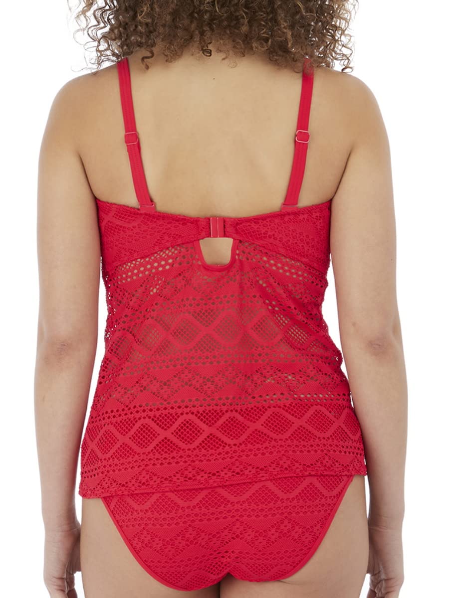 Freya Women's Standard Sundance Underwire Padded Tankini Top - Supportive Swimwear for Beach, Pool & Vacation | Plus Size Swim Tops for Women