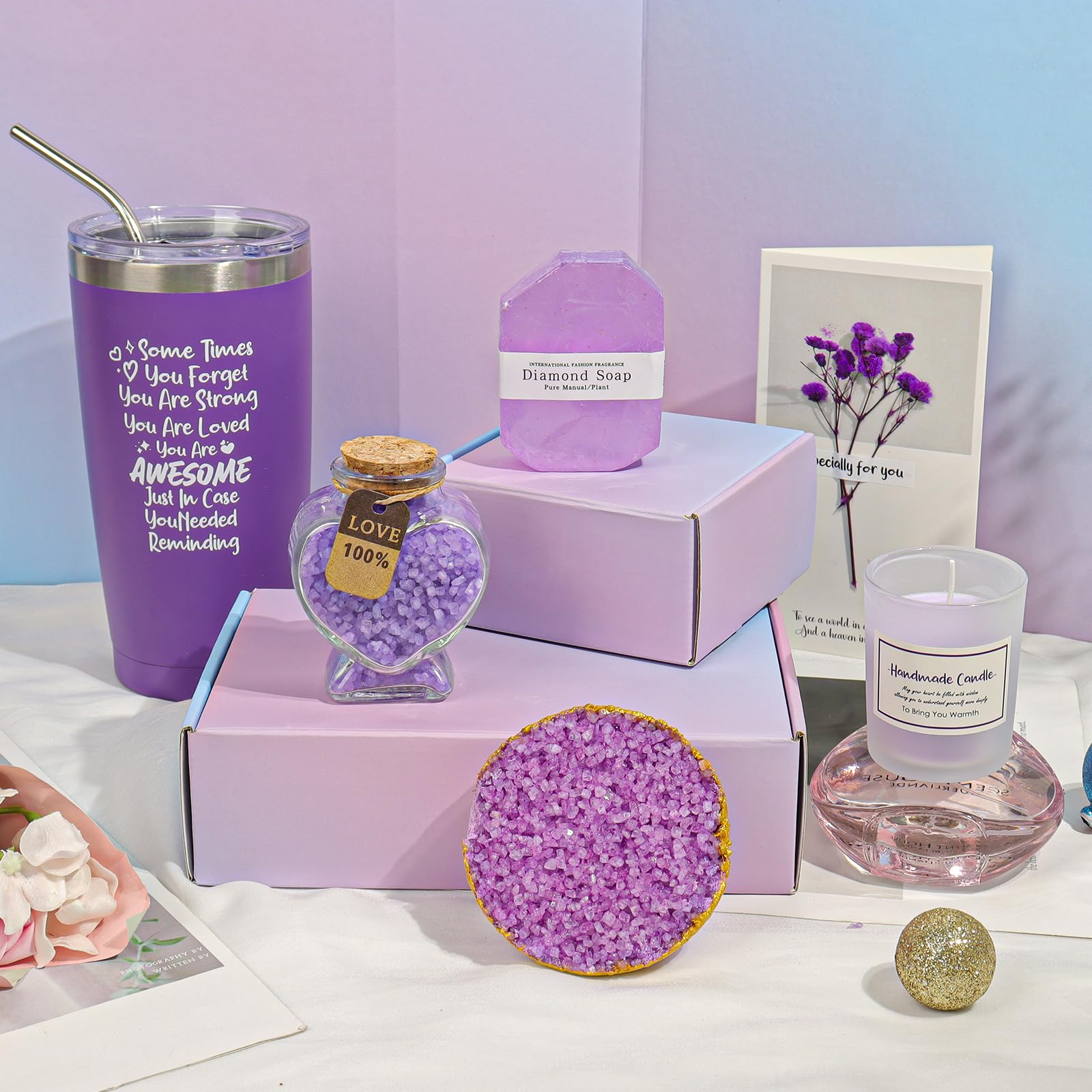 Best Birthday Gifts for Girlfriend, Women, Wife, Mom & Sister - Luxurious Shower Gift Set for Her | Perfect for Anniversaries, Valentine's Day & Special Occasions