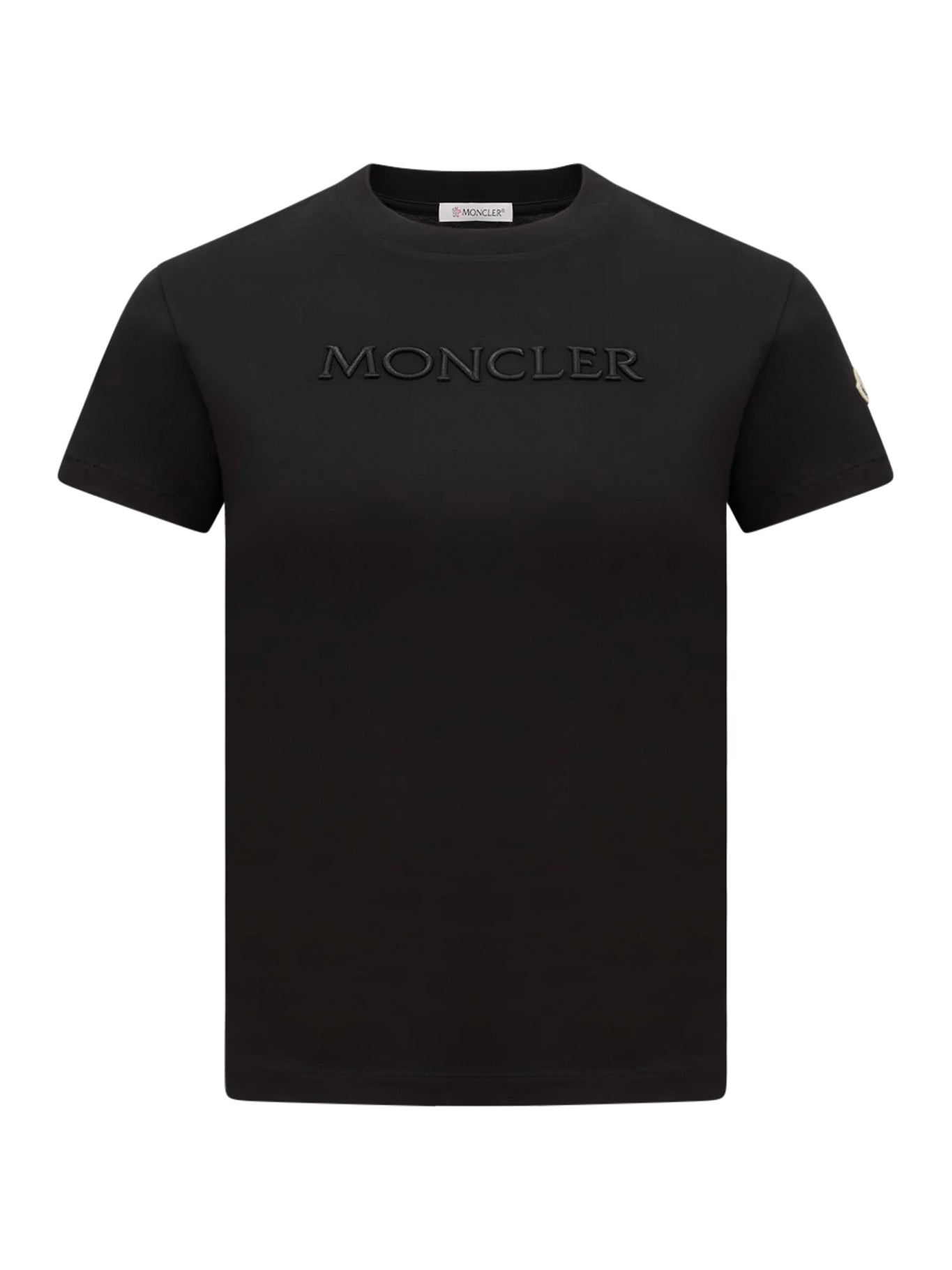 Embroidered Tonal Logo Cotton T-Shirt for Men & Women - Comfortable Casual Wear for Everyday Outfits & Street Style