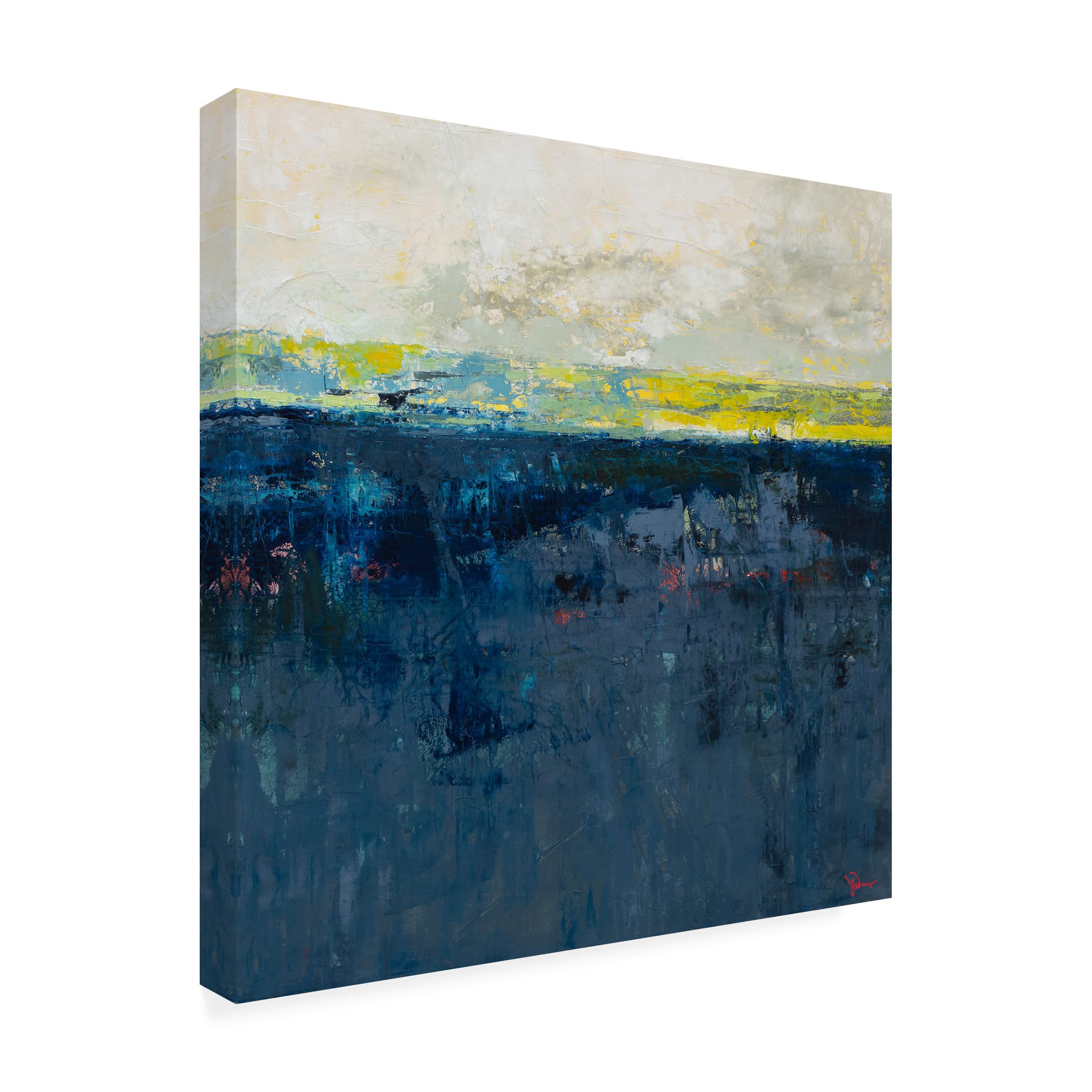 Patrick Dennis 'Clean Slate' Canvas Wall Art - Modern Abstract Painting for Living Room, Bedroom & Office Decor | Trademark Fine Art Collection