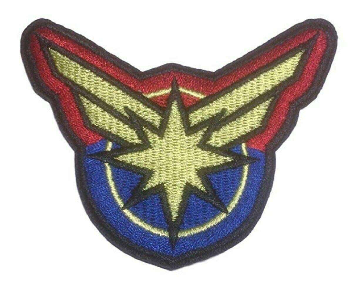 Captain Marvel Burst Logo Embroidered 3