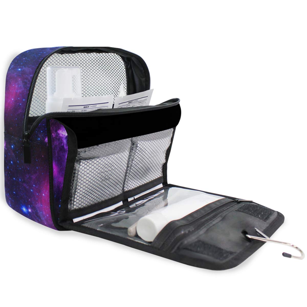 Premium Hanging Travel Toiletry Bag Organizer - Waterproof Cosmetic & Makeup Case for Men & Women - Perfect for Camping, Gym, Business Trips & Vacation