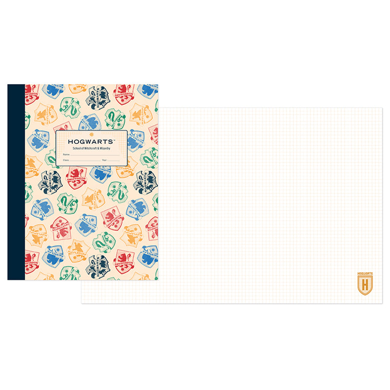 Harry Potter Hogwarts Composition Notebook Set - 2 Pack, Lined Journal for School, College & Office Note Taking - Perfect for Potter Fans & Gift Ideas