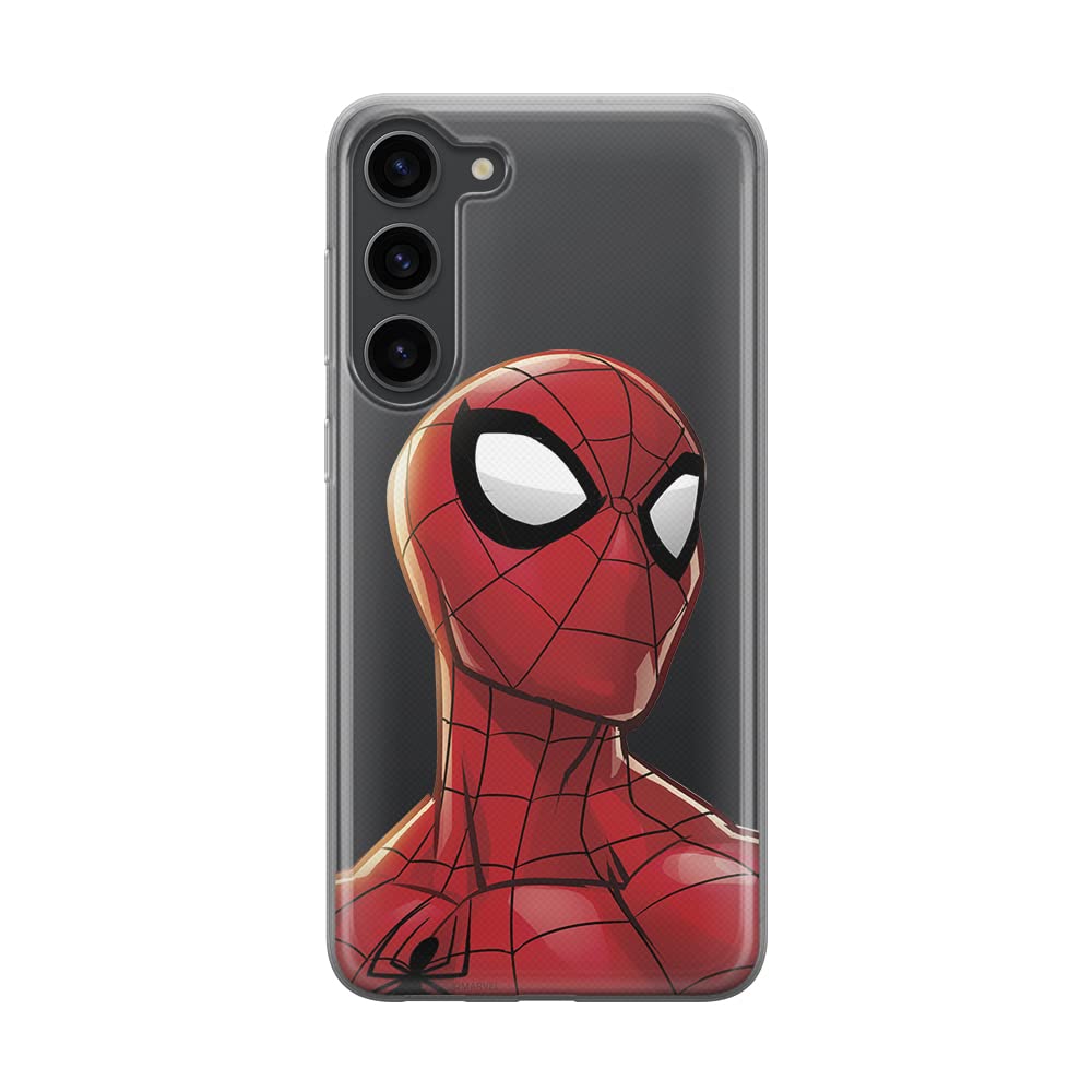 Original & Officially Licensed Marvel Spider-Man 003 Phone Case for Samsung Galaxy S23 - Slim Fit, Semi-Transparent Design - Perfect for Everyday Protection & Superhero Fans