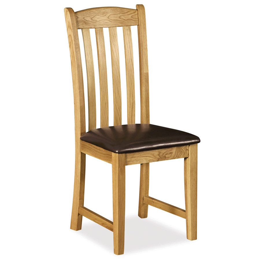 Premium Richmond Dining Chair - Modern Wooden Kitchen Chair with Upholstered Seat - Perfect for Dining Room, Kitchen, and Home Decor
