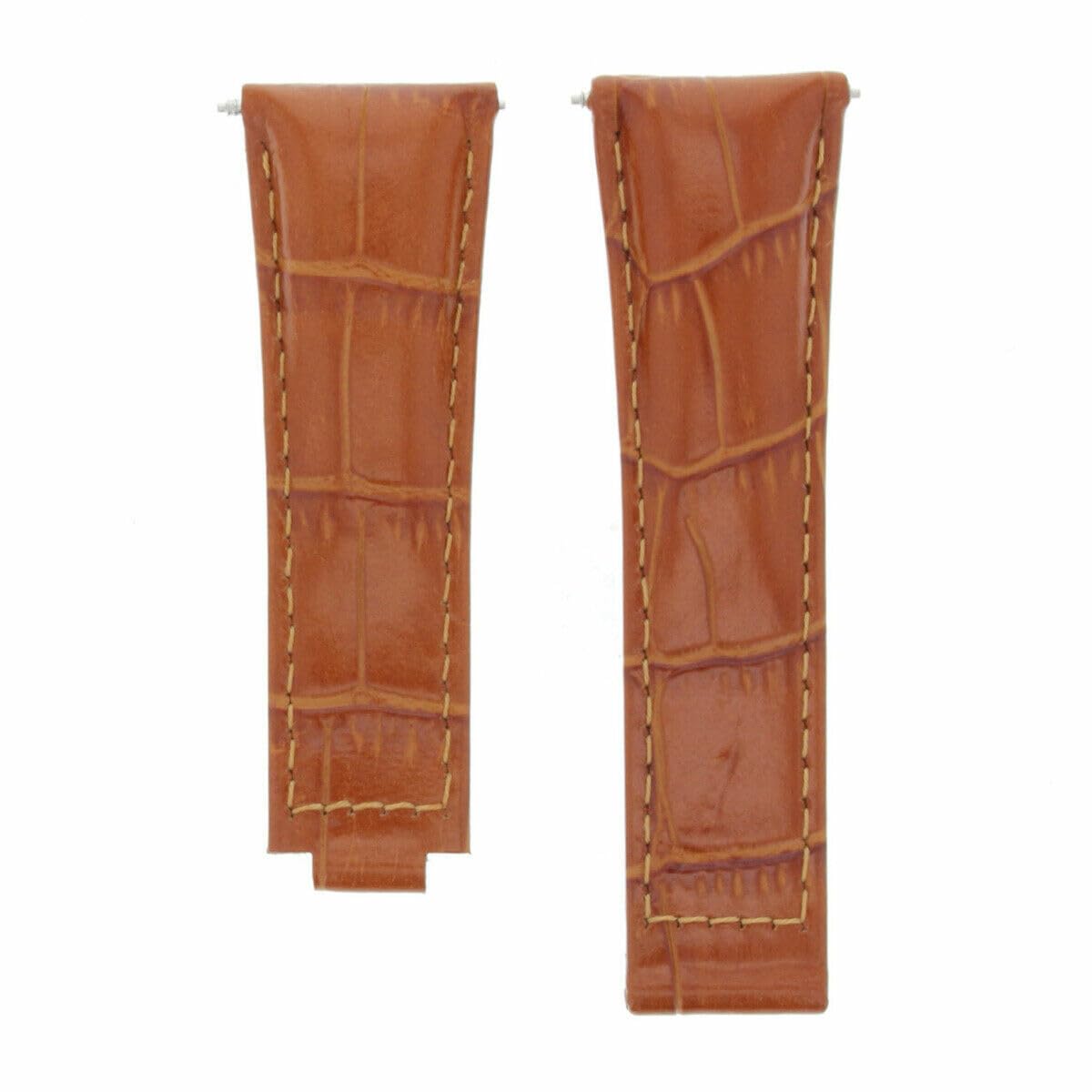 Premium Leather Watch Band Strap Compatible with Rolex Daytona 16518, 116519, 116520, 116523 - Tan Long - Replacement Watch Strap for Men & Women - Perfect for Business, Casual & Formal Occasions