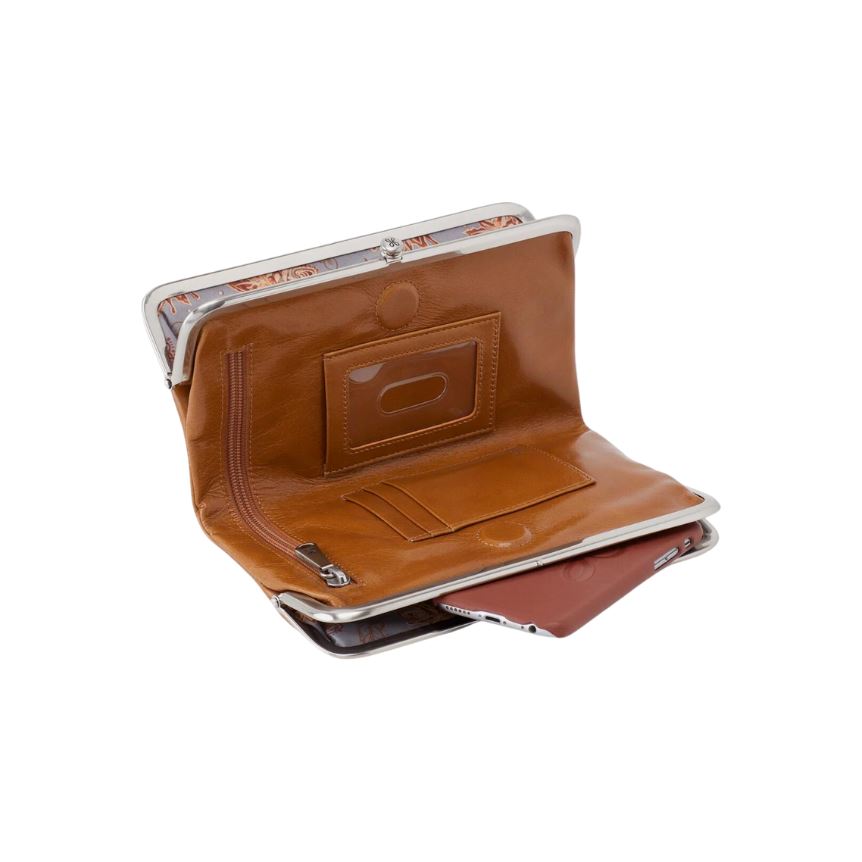 HOBO Lauren Clutch Wallet - Stylish Leather Crossbody Purse for Women | Perfect for Evening Out, Party & Travel Accessories