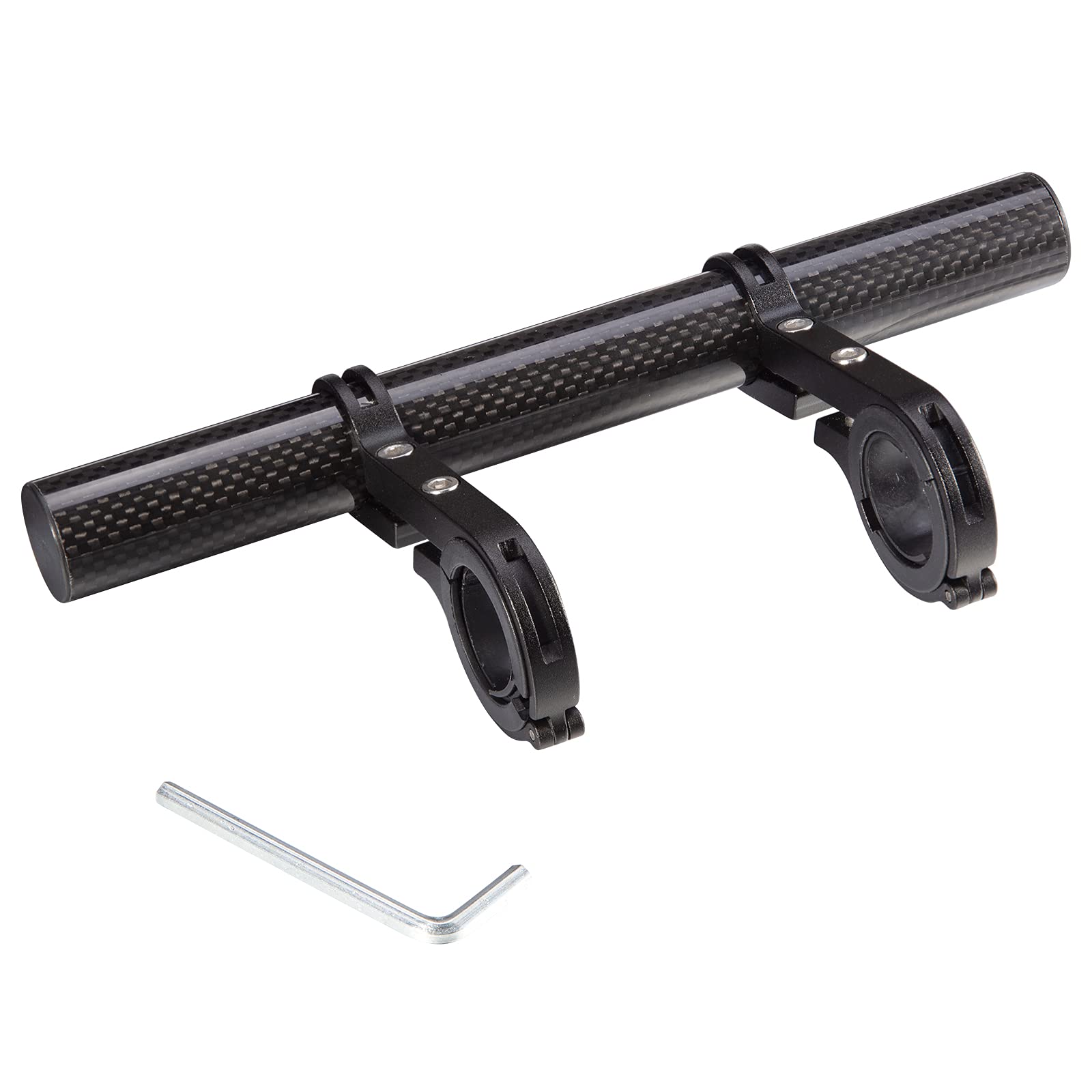 Yizhet Bike Handlebar Extender - Double Extension Mount Holder for Bicycle & E-Bike - Carbon Fiber Bracket - Perfect for Cycling, Commuting & Outdoor Adventures