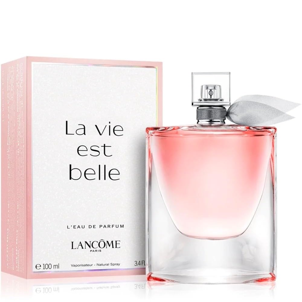 Lancome La Vie Est Belle Eau de Parfum Spray for Women, 3.4 oz - Floral Fruity Fragrance for Everyday Wear & Special Occasions