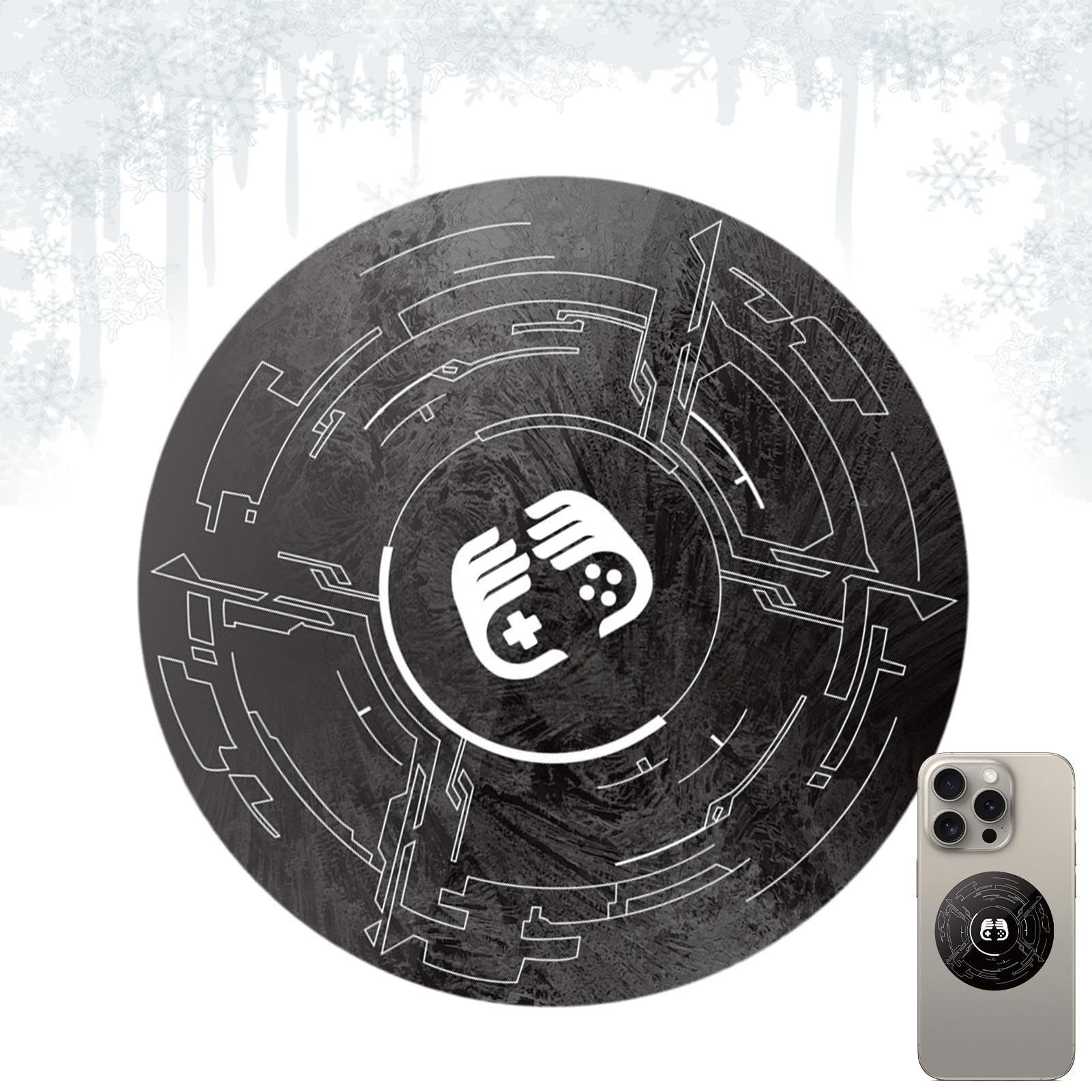 Ultra Thin Magnetic Semiconductor Cooling Pad for Cell Phones - Lightweight Versatile Phone Cooler & Cushion | Perfect for Gaming, Streaming & Overheating Protection