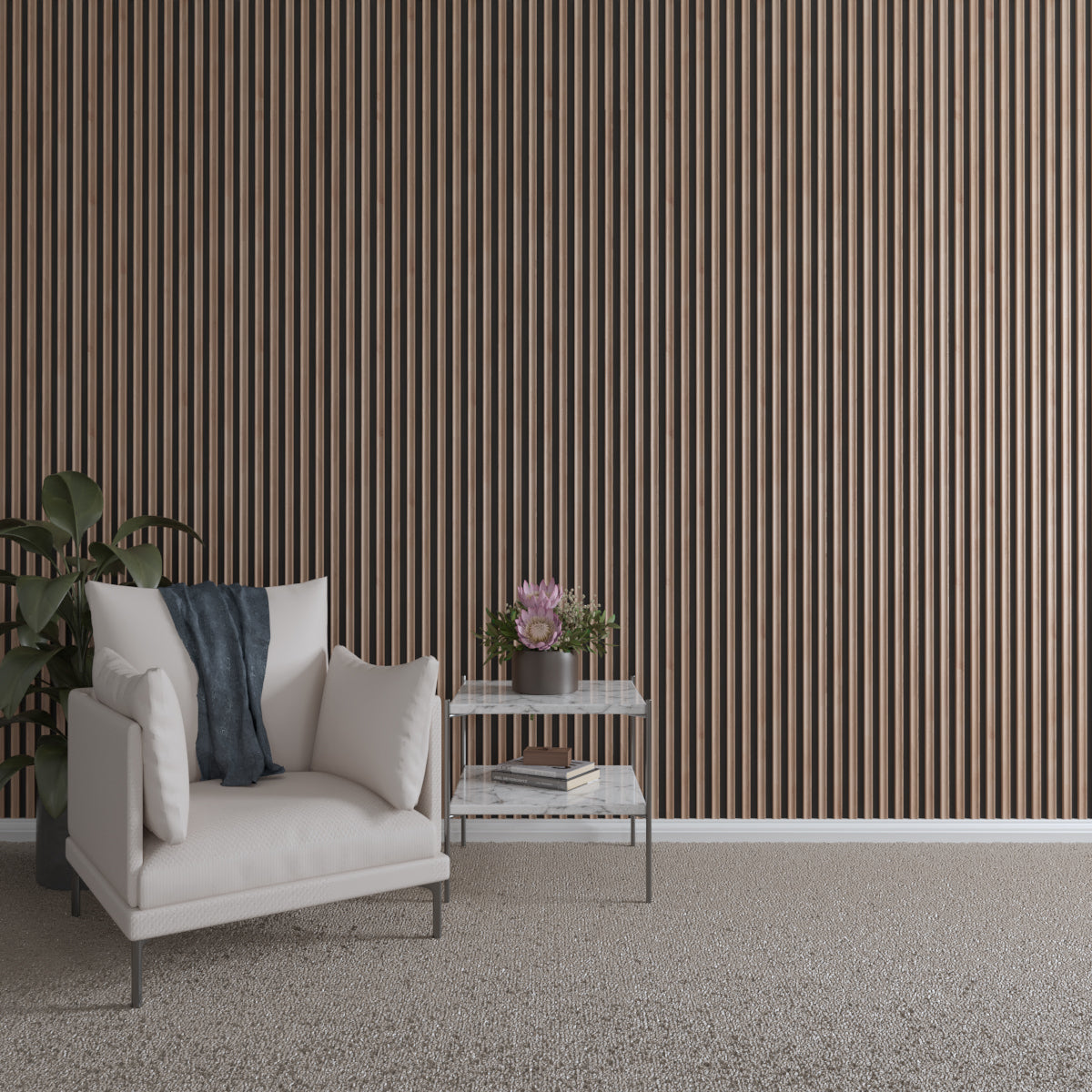 Premium Stain Grade Hardwood Slats - Concave Design for Custom Furniture & DIY Projects - Perfect for Cabinets, Shelving, and Home Decor