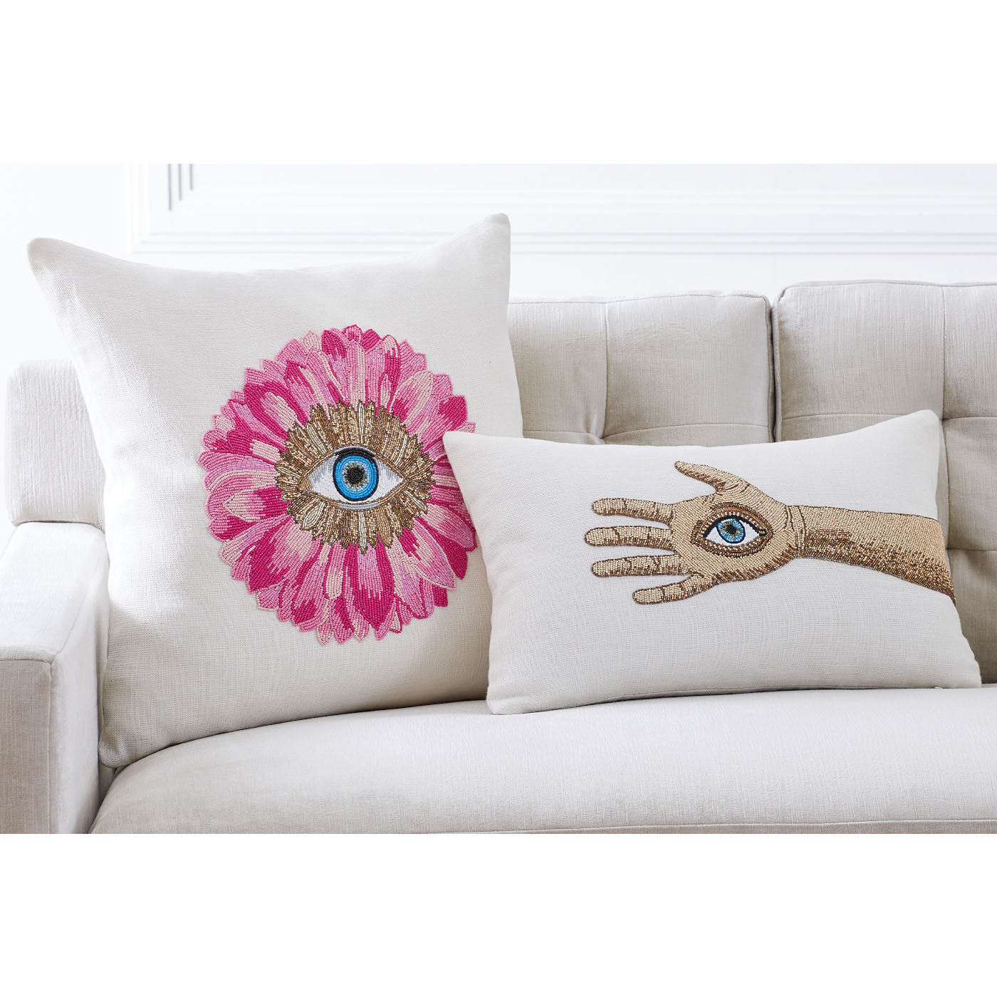 Handmade Beaded Meditation Pillow for Yoga & Relaxation - Comfortable Support for Neck, Back & Stress Relief - Perfect for Home, Office & Travel