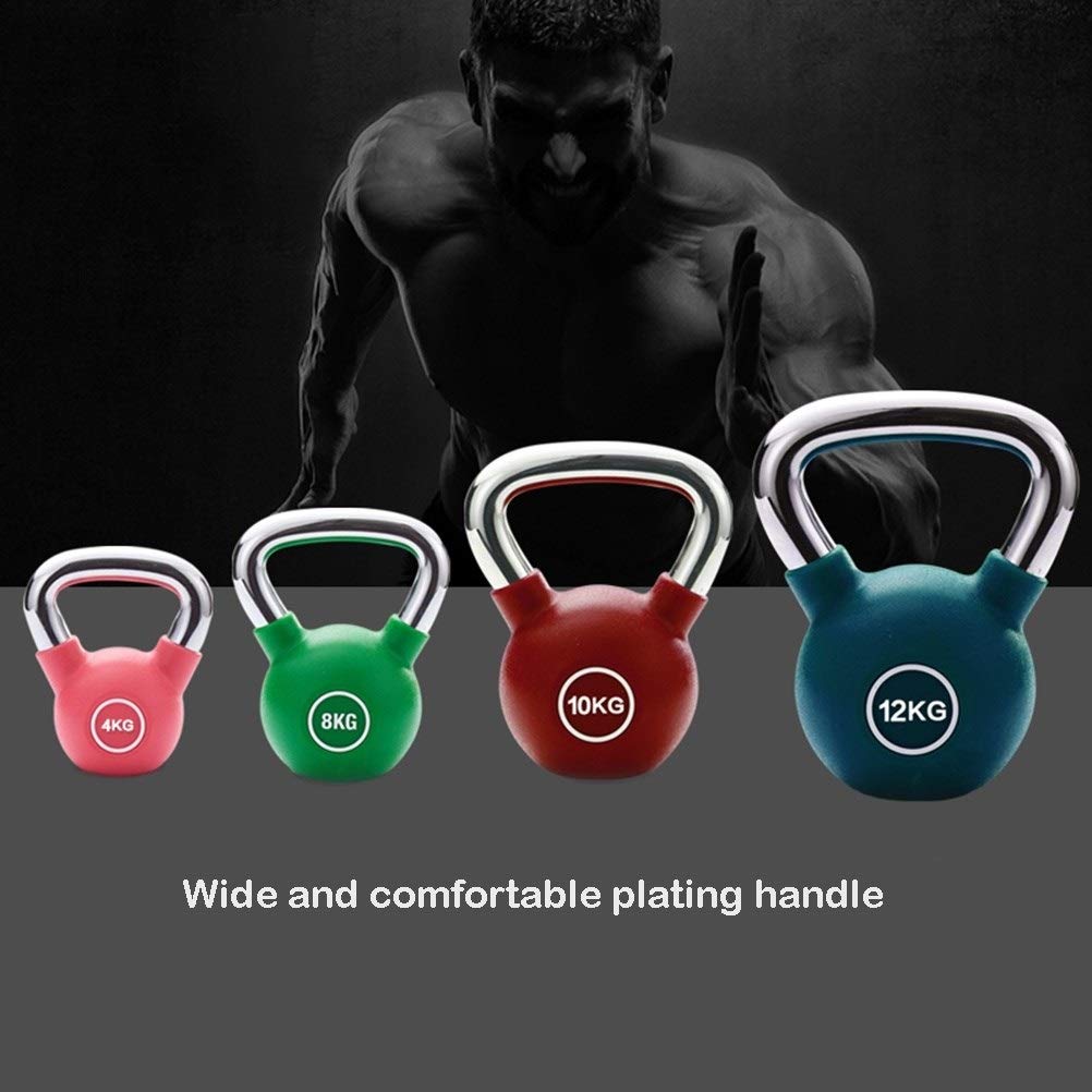 AGYH Color Fitness Kettlebells - 4-20kg Adjustable Weight for Home & Gym Workouts, Strength Training, CrossFit - 6kg/13.2lb Option - Perfect for HIIT, Cardio & Functional Fitness Exercises