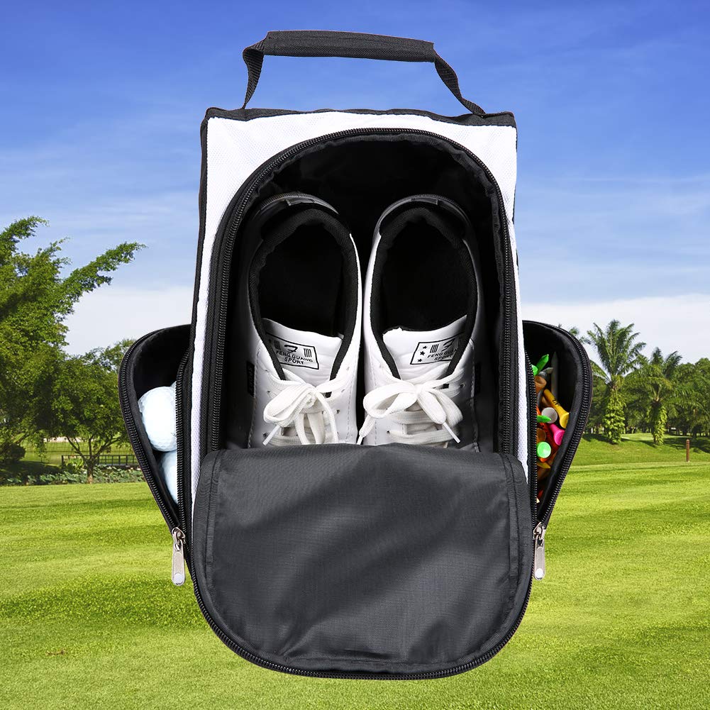 Men's Golf Shoes Bag - Durable Sport Travel Carry Tote for Golf, Tennis & Accessories | Perfect for Travel, Gym & Sports Equipment Storage