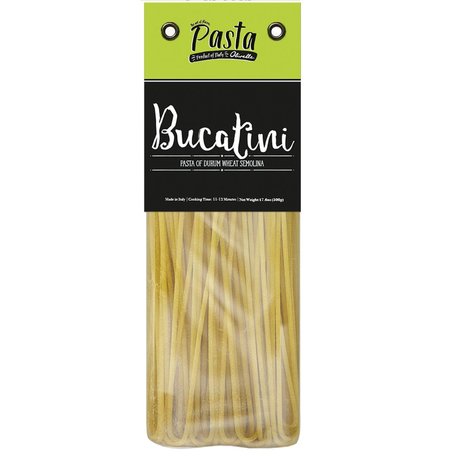 Organic Bucatini Pasta by Olivelle | Premium Italian Pasta for Gourmet Cooking, Family Dinners & Restaurant-Quality Meals