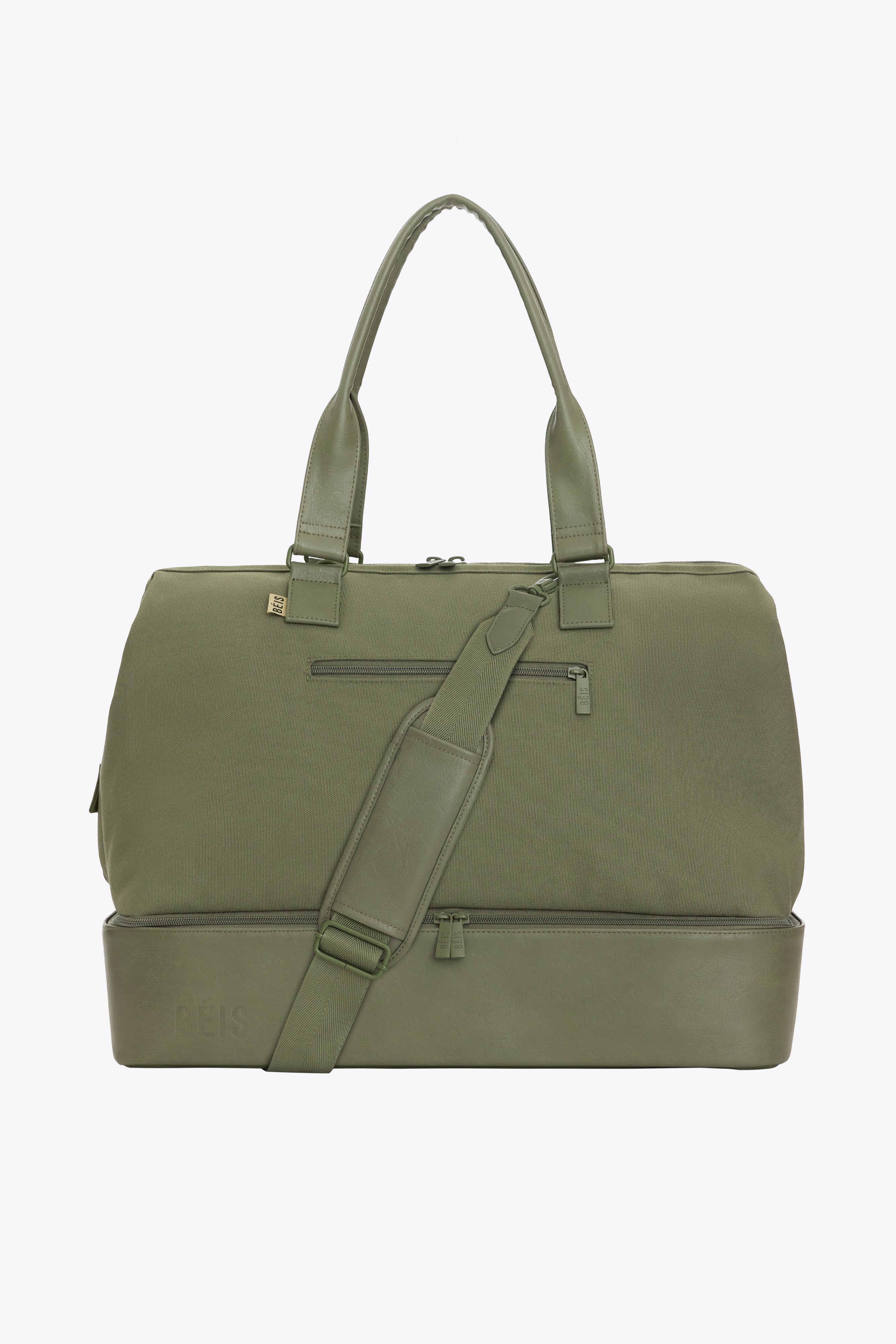 The Weekender Duffle Bag in Olive Green - Perfect for Travel, Gym & Weekend Getaways | Durable & Stylish Carry-On Luggage