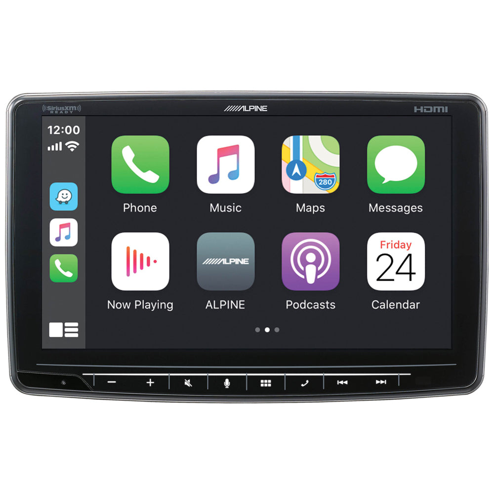 Alpine ILX F409 Halo9 9-Inch Customizable Touchscreen Car Multimedia Receiver - Apple CarPlay & Android Auto Compatible - Perfect for Road Trips & Daily Commutes