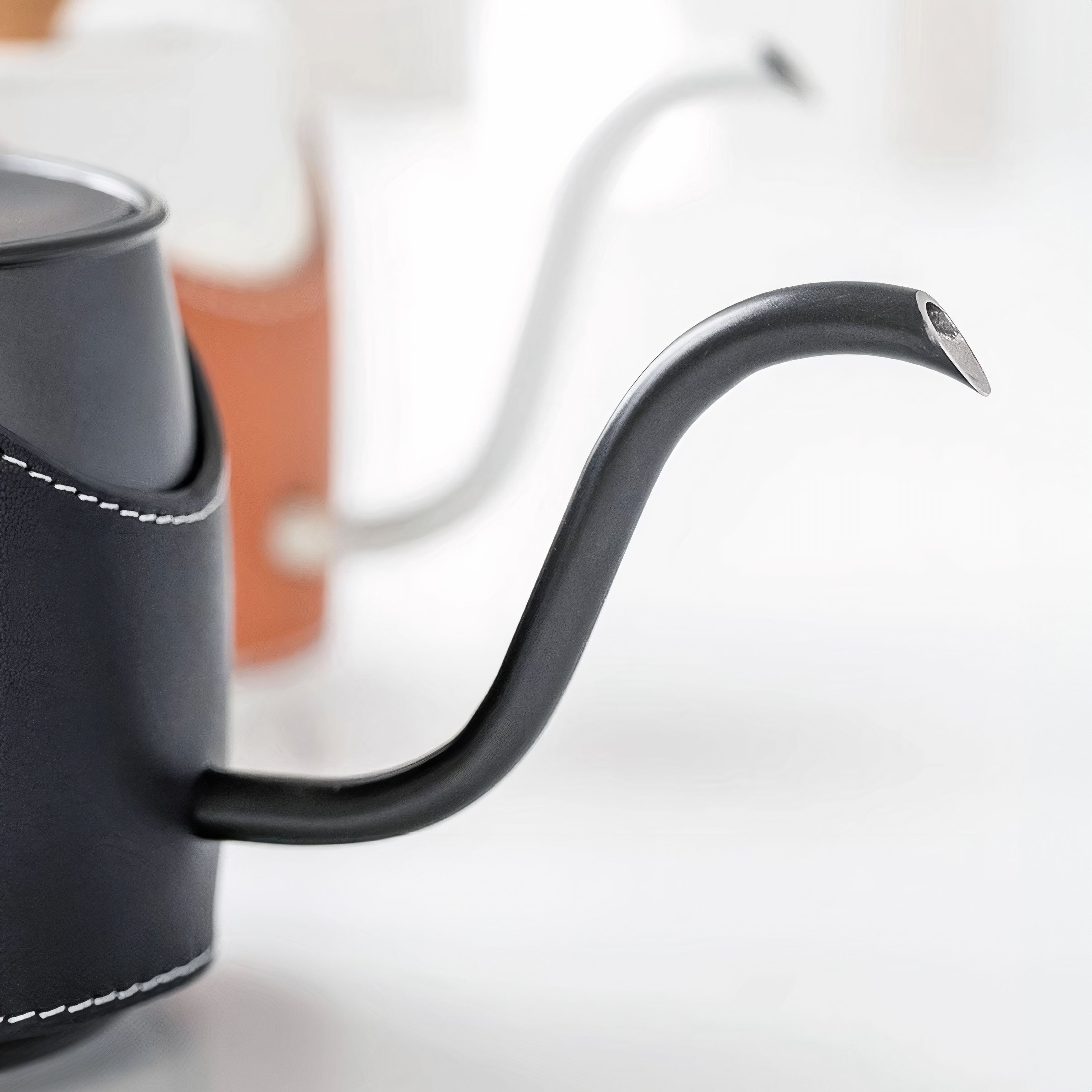 Mini Handleless Coffee Pot - Portable Pour Over Coffee Maker for Home, Office & Travel - Perfect for Drip Brewing, French Press & Cold Brew Coffee