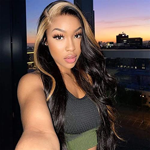 5x5 stripe skunk body wave wig