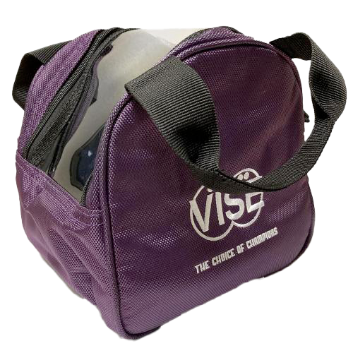Vise Clear Top Add-On Bowling Ball Bag - Purple | Durable & Lightweight Bowling Accessory for Easy Transport | Perfect for League Play & Practice Sessions