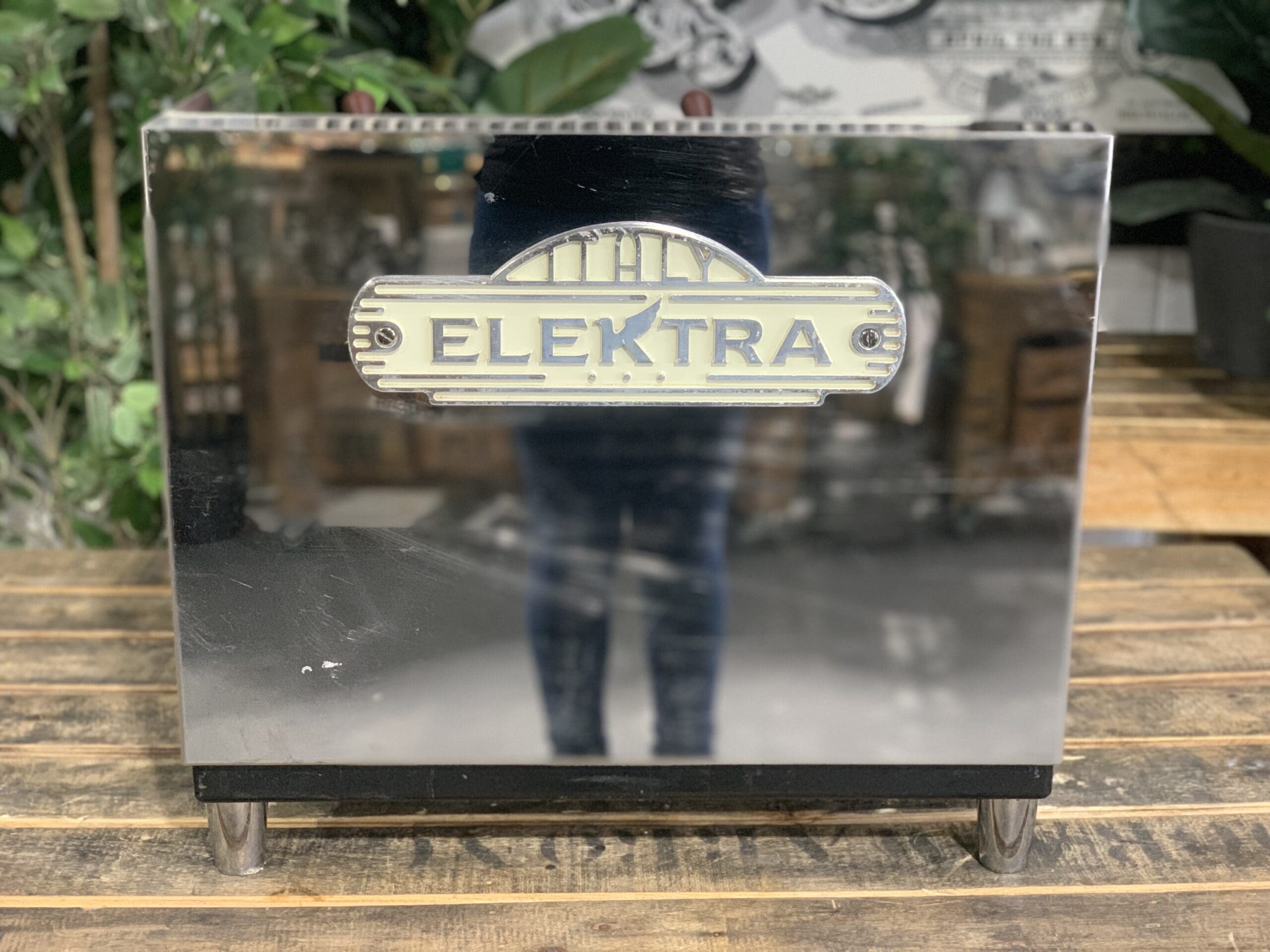 Elektra Sixties T3 Compact 2 Group Espresso Machine - Premium Stainless Steel for Home & Cafe Use
