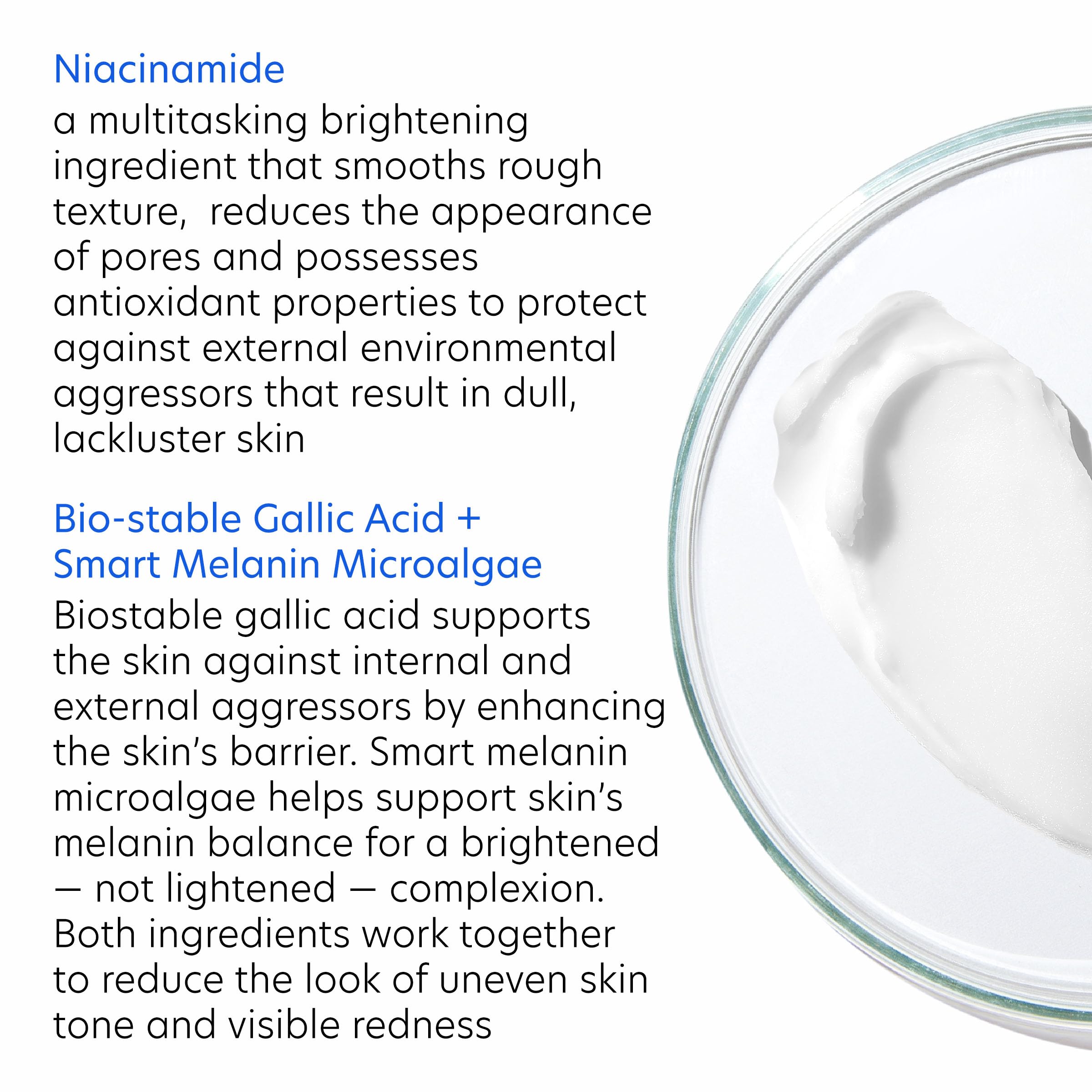 PCA SKIN HydraBright Moisturizer - Hydrating & Brightening Face Cream with Squalane & Niacinamide for Glowing Skin - 1.69 oz Jar - Perfect for Daily Skincare Routine & Nighttime Hydration