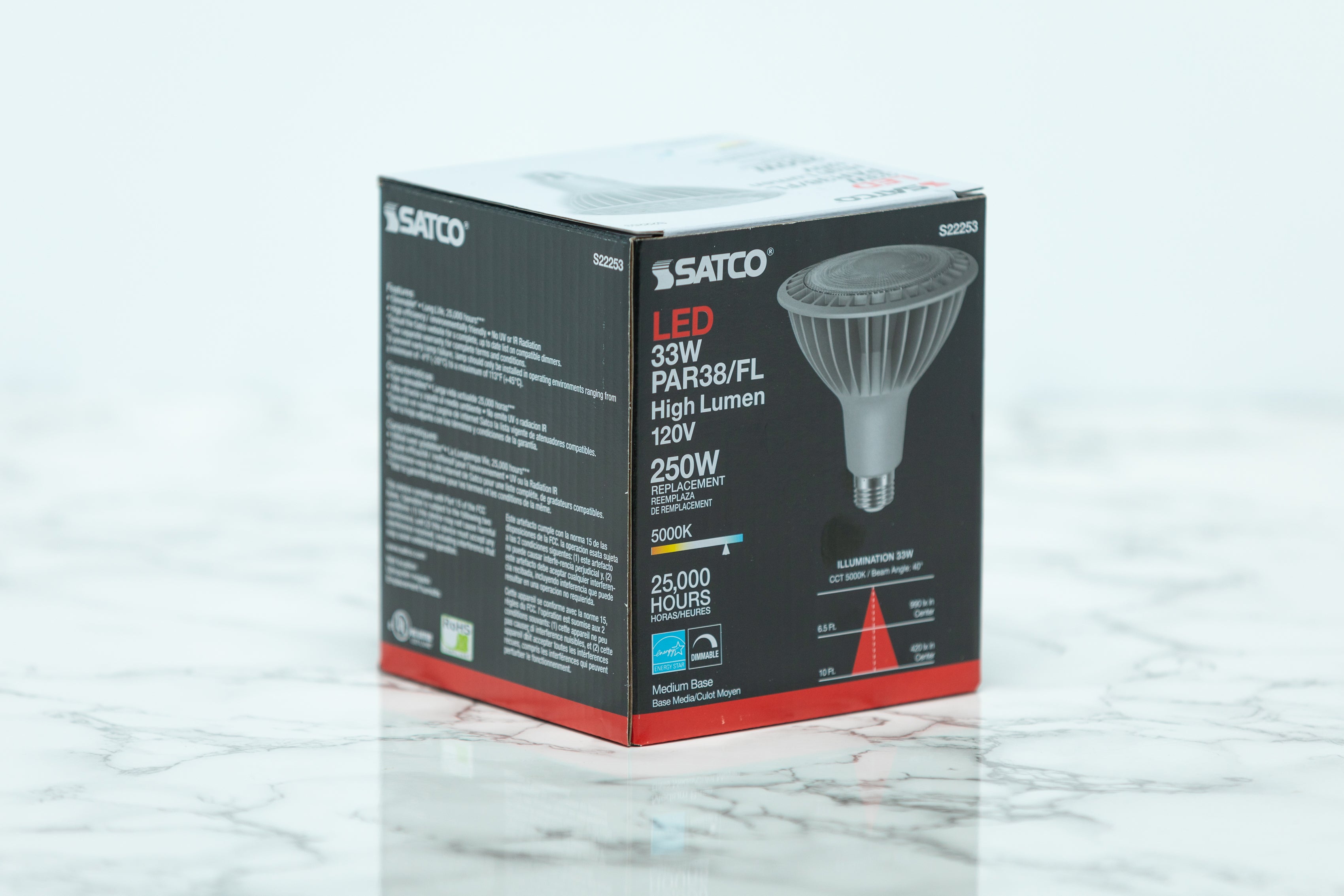 Satco High Output Recessed Can LED Light Bulb - Energy Efficient Bright Lighting for Home, Kitchen & Commercial Spaces