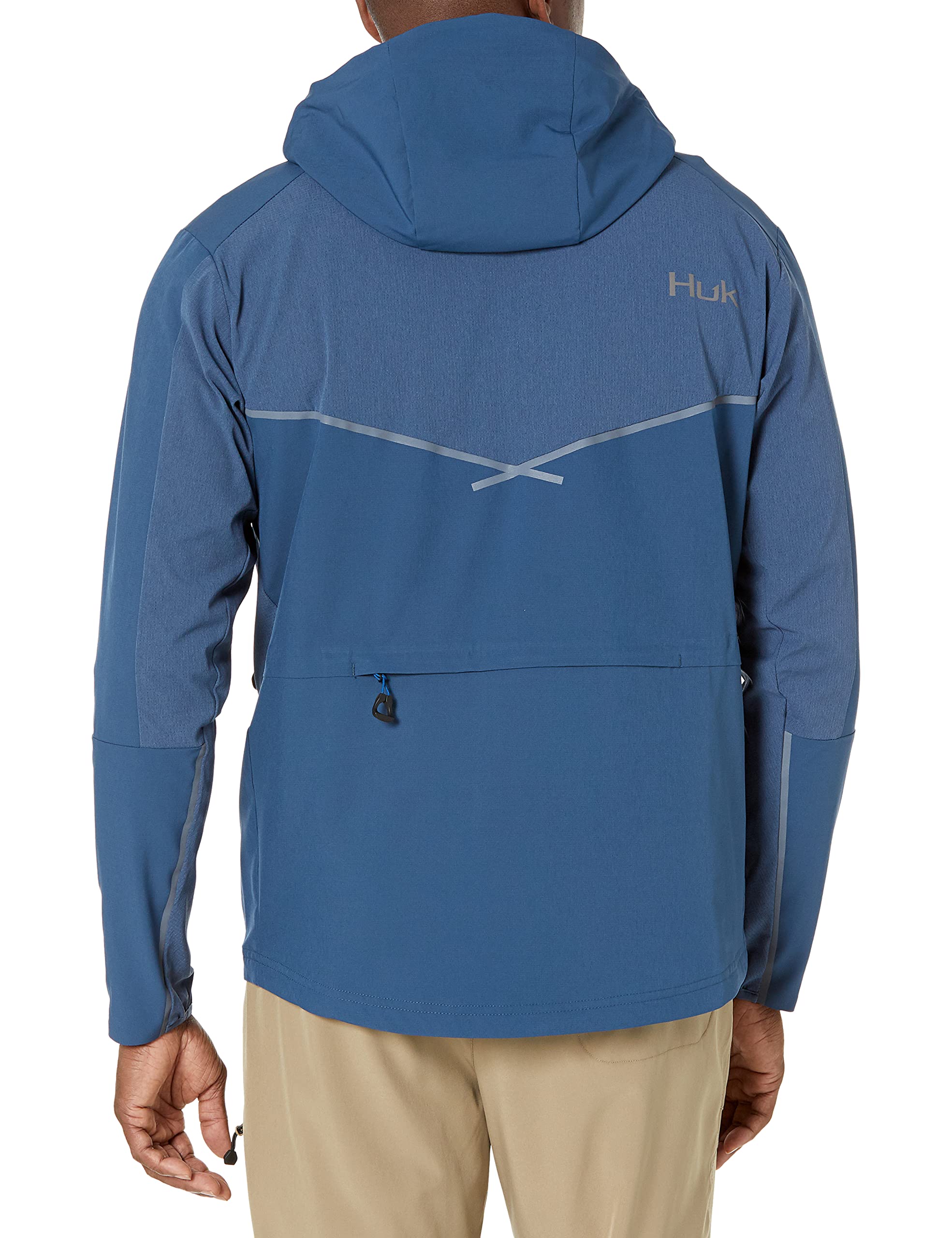 HUK Men's Icon X Lightweight Windproof & Water-Resistant Fishing Jacket - Perfect for Outdoor Activities, Boating, and Hiking