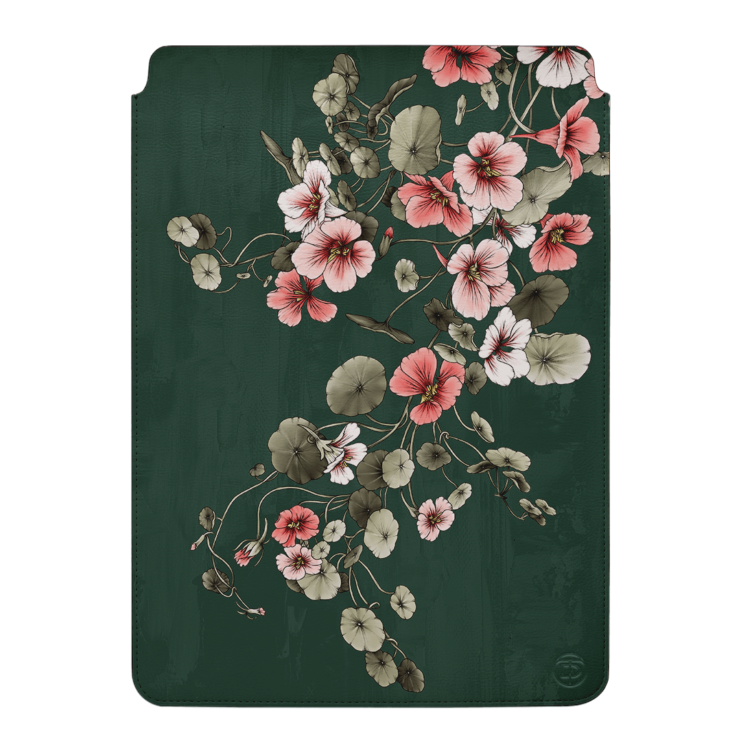 Stylish Nasturtium Laptop & iPad Sleeve Case - Protective Cover for MacBook, iPad Pro - Perfect for Work, Travel & School