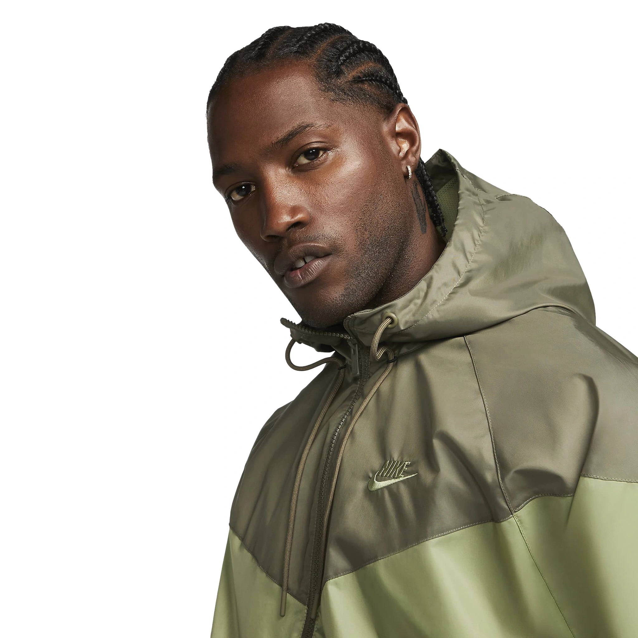 Nike Sportswear Windrunner Green Jacket - Lightweight Water-Resistant Running Hoodie for Men & Women - Perfect for Outdoor Jogging, Hiking & Casual Wear