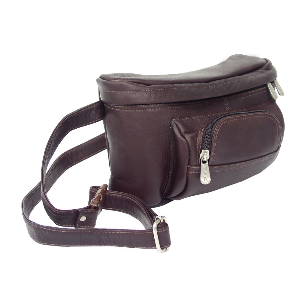 Best Waist Pack for Travel & Hiking - Chocolate Color Adjustable Carry-All Fanny Pack - Perfect for Outdoor Activities, Gym & Daily Use