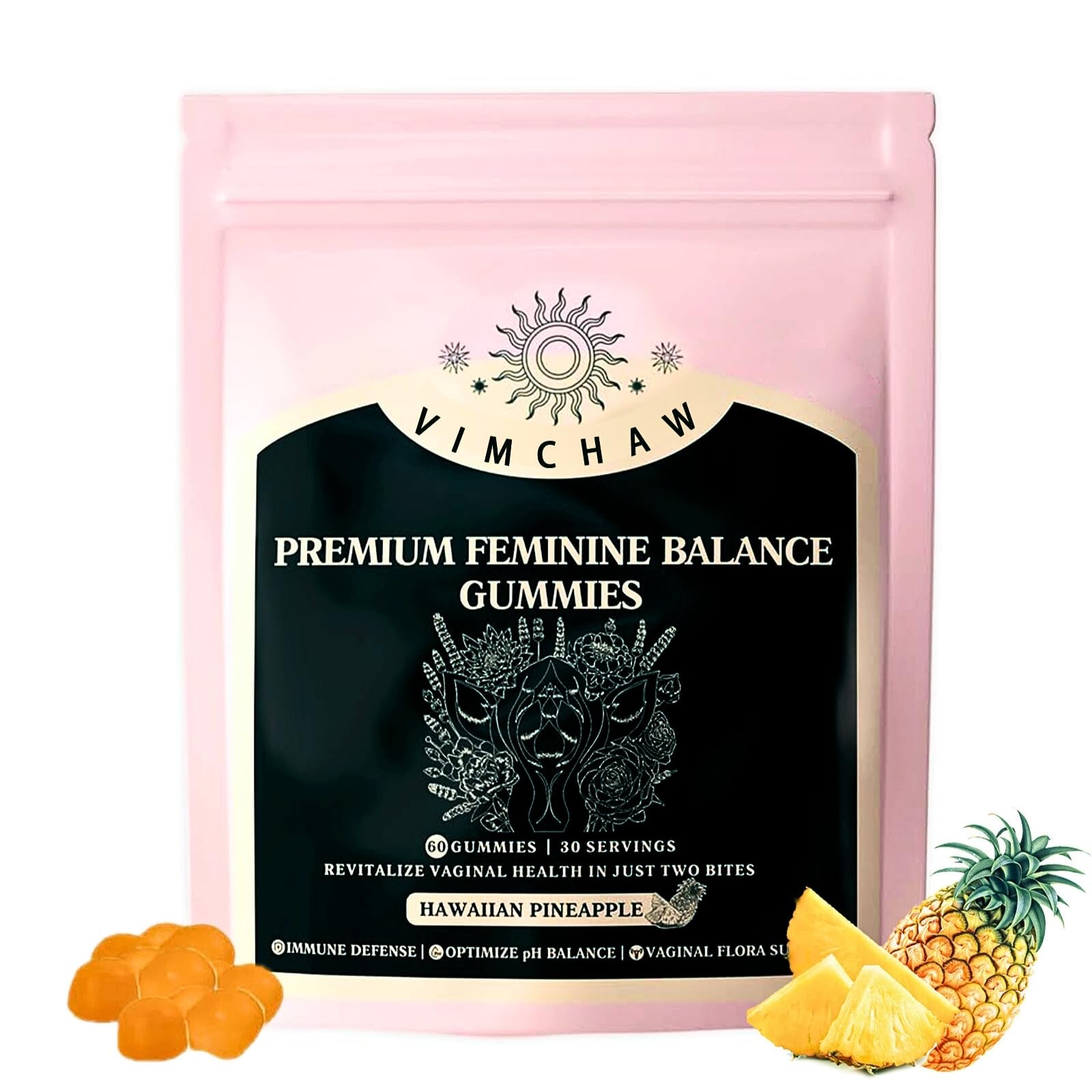 Delicious Pineapple Gummy Candy - Sweet & Tangy Tropical Treat - Perfect for Snacking, Parties & Gift Giving