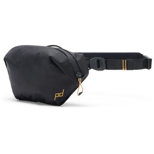 Peak Design Outdoor Sling 2L Black - Compact Camera Bag for Travel & Hiking - Waterproof Crossbody Sling Pack for DSLR, Mirrorless & Everyday Essentials