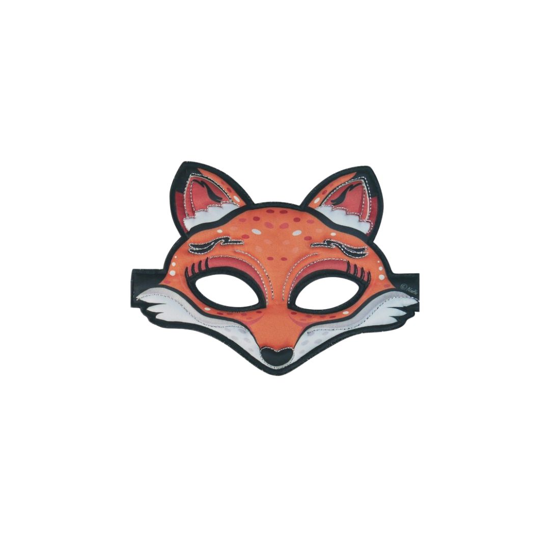 Fox Animal Mask for Costume Dress Up - Perfect for Halloween, Cosplay, and Themed Parties
