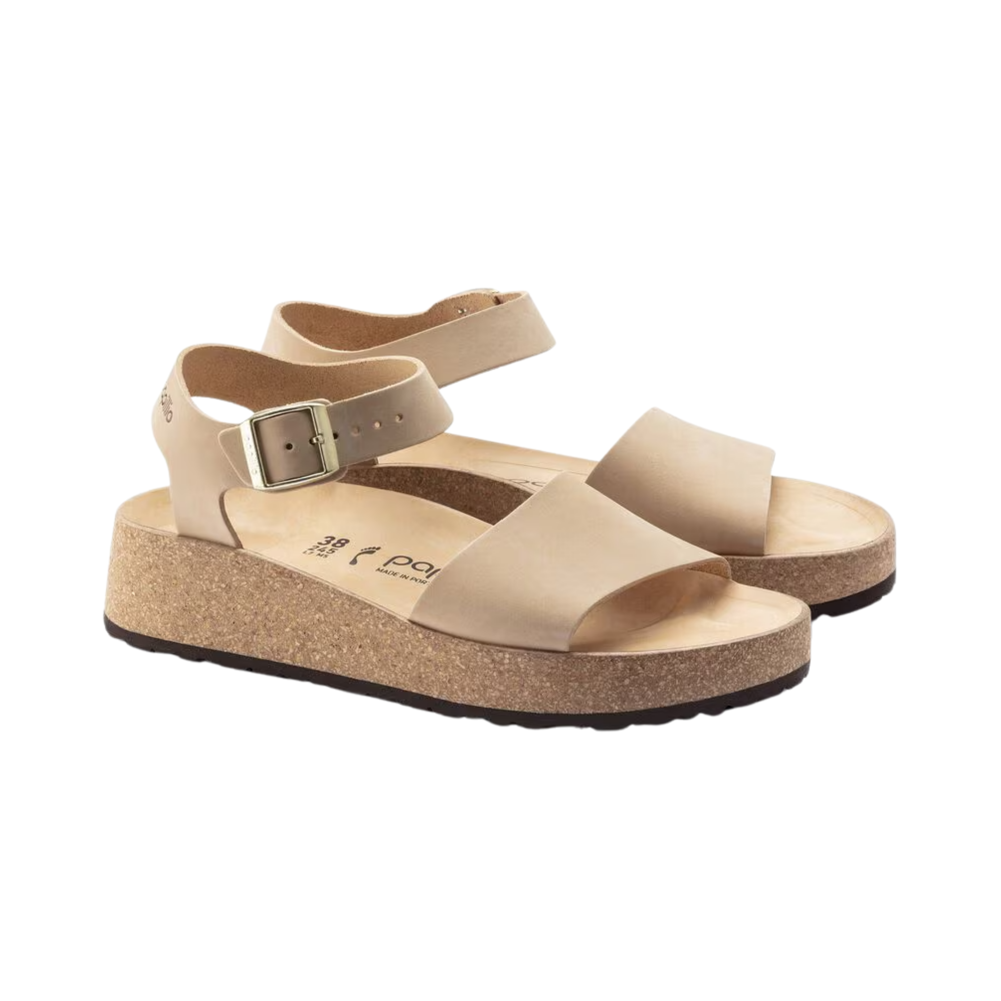Women's Glenda Nubuck Leather Sandals - Comfortable Casual Summer Shoes for Beach, Vacation & Everyday Wear