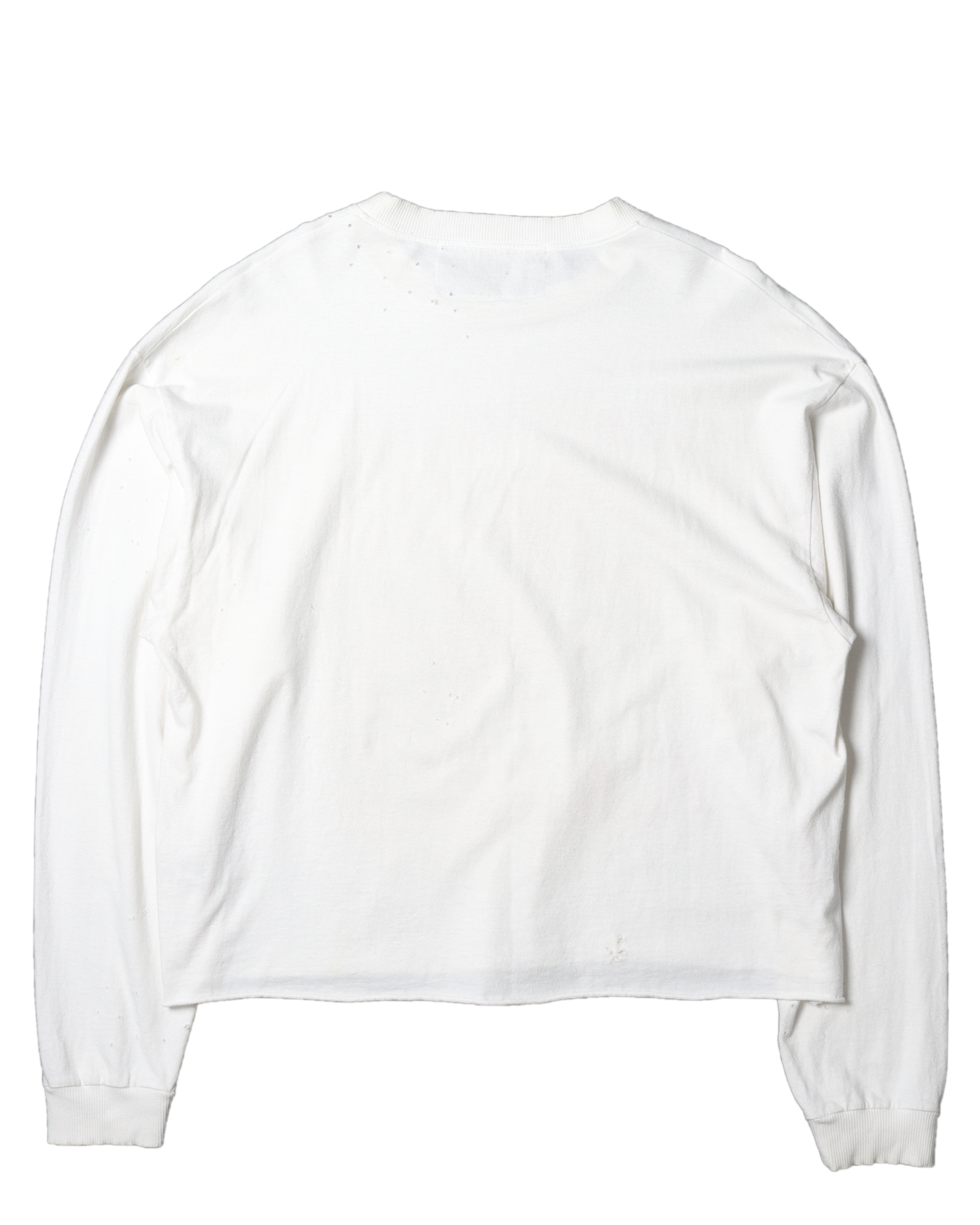 Strung Out Raw Hem Long Sleeve T-Shirt for Women | Trendy Distressed Casual Top for Streetwear & Layering