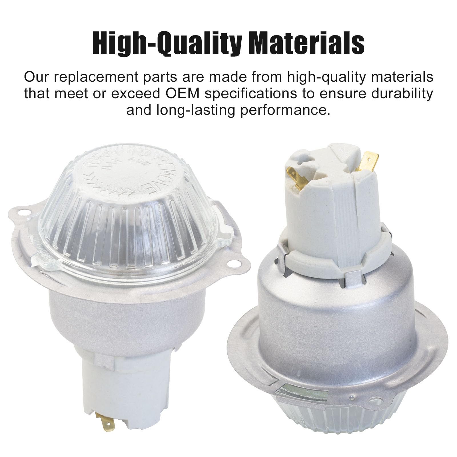 WB08T10002 Oven Lamp Holder & Light Bulb Replacement - Compatible with GE, Kenmore Ovens (769452, AH230438, EA230438) - Perfect for Wall Oven Lighting & Kitchen Appliance Repair