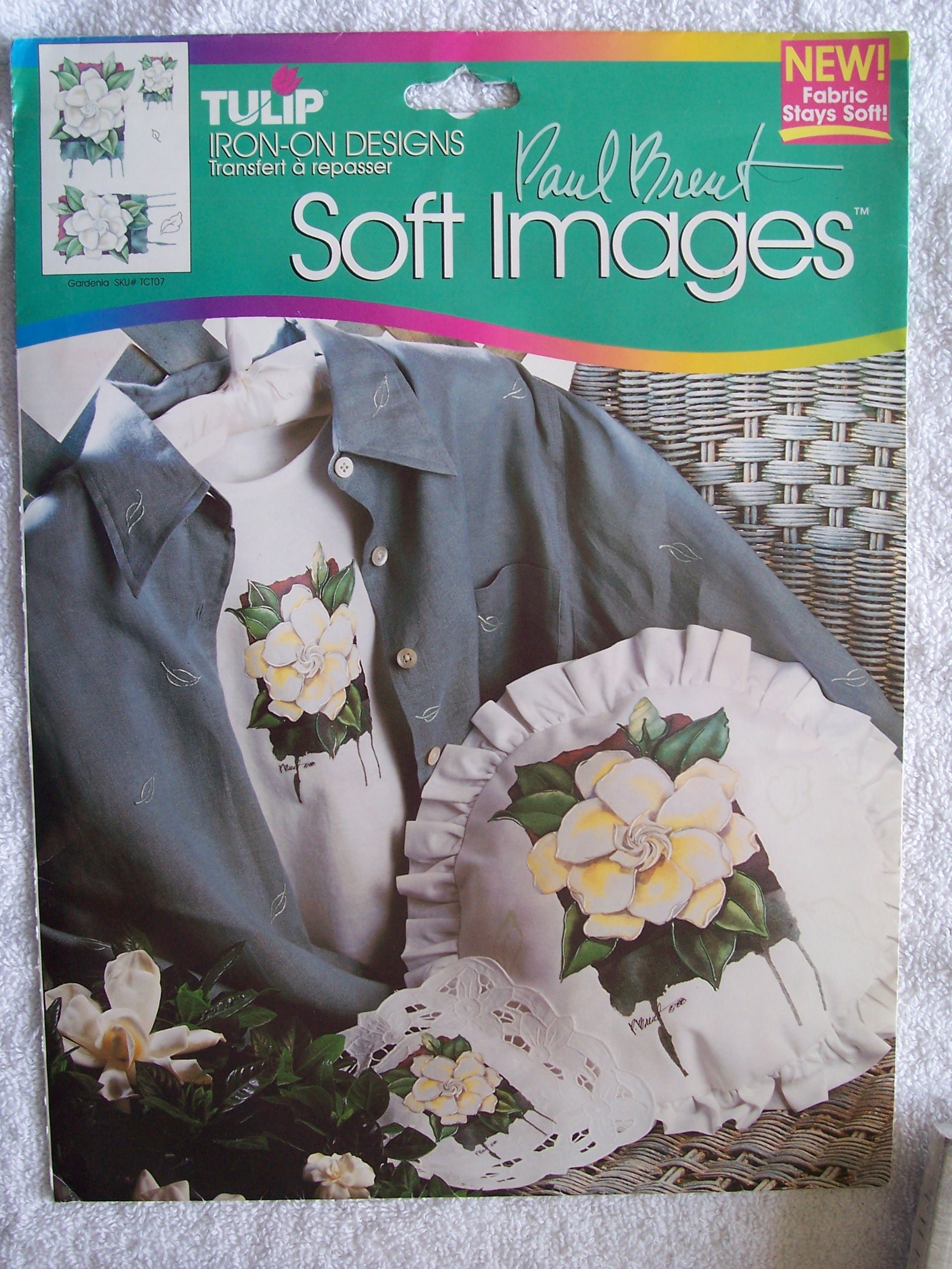 Gardenia Soft Images Iron On Transfer for T-Shirts & DIY Crafts - Easy Heat Press Vinyl Decals for Custom Apparel & Home Decor