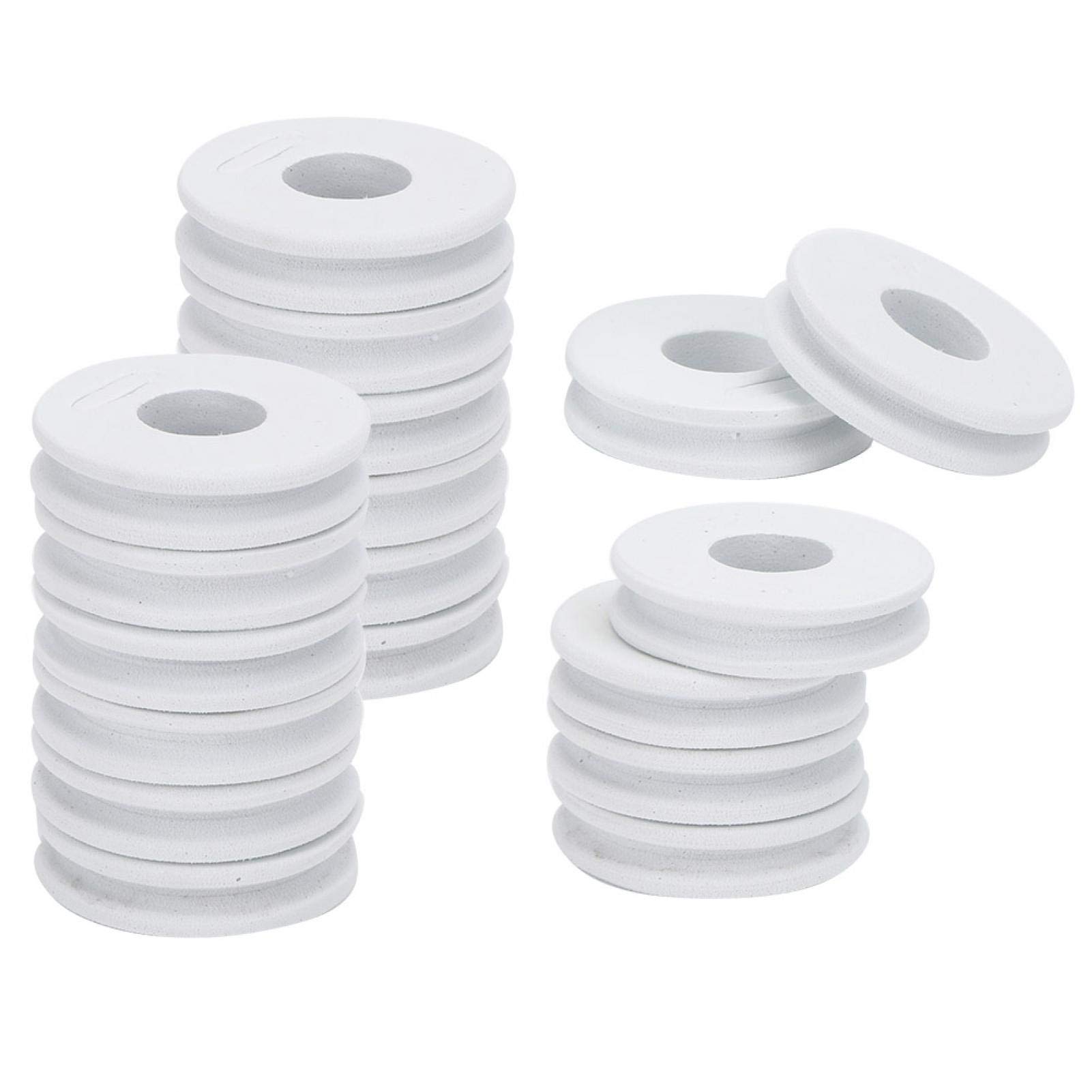 Alomejor 100pcs Fishing Line Winder Spools - Circular Winding Plates & Boards for Easy Fishing Line Storage | Perfect for Freshwater, Saltwater, and Ice Fishing Gear Organization
