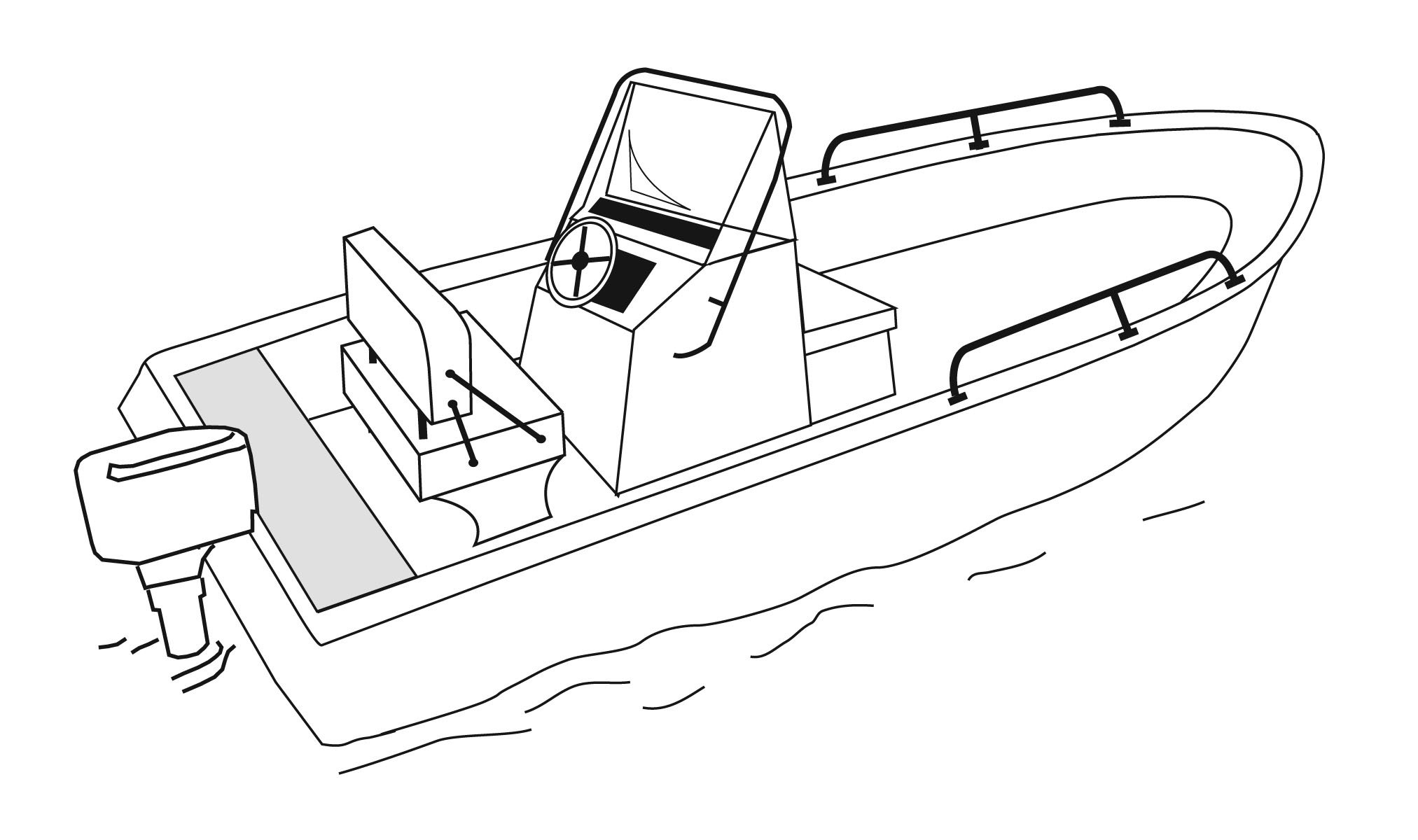 Premium V-Hull Style Center Console Boat Cover - Waterproof & UV Resistant Protection for Boats - Ideal for Outdoor Storage & Marine Use